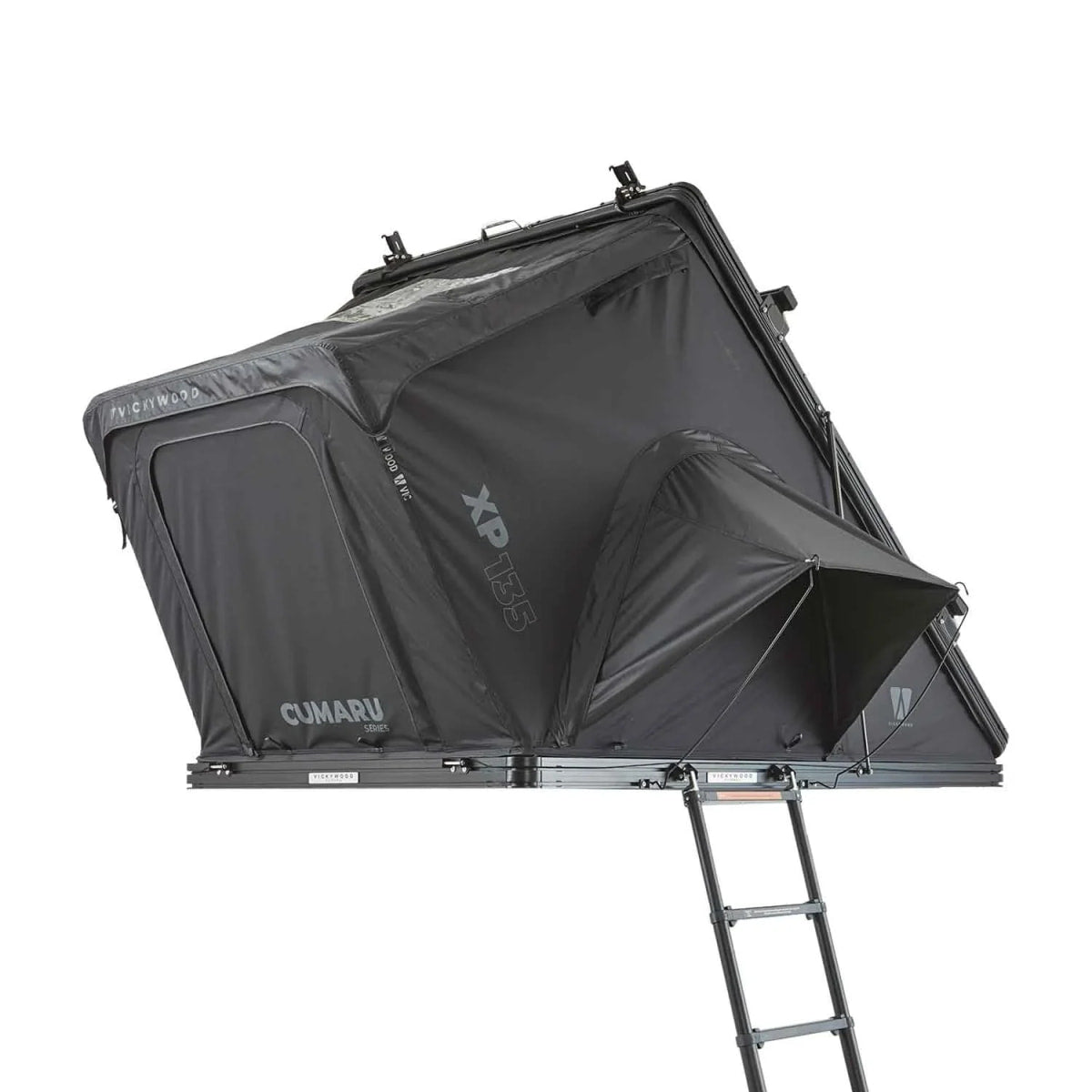 Alu Hartschalen Dachzelt CUMARU XP 135 All Black