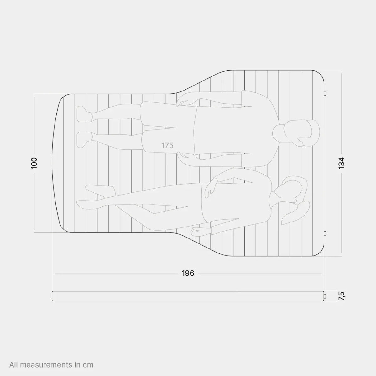 Auto-Matratze qeedo Cloudmat Y - Auto-Matratze