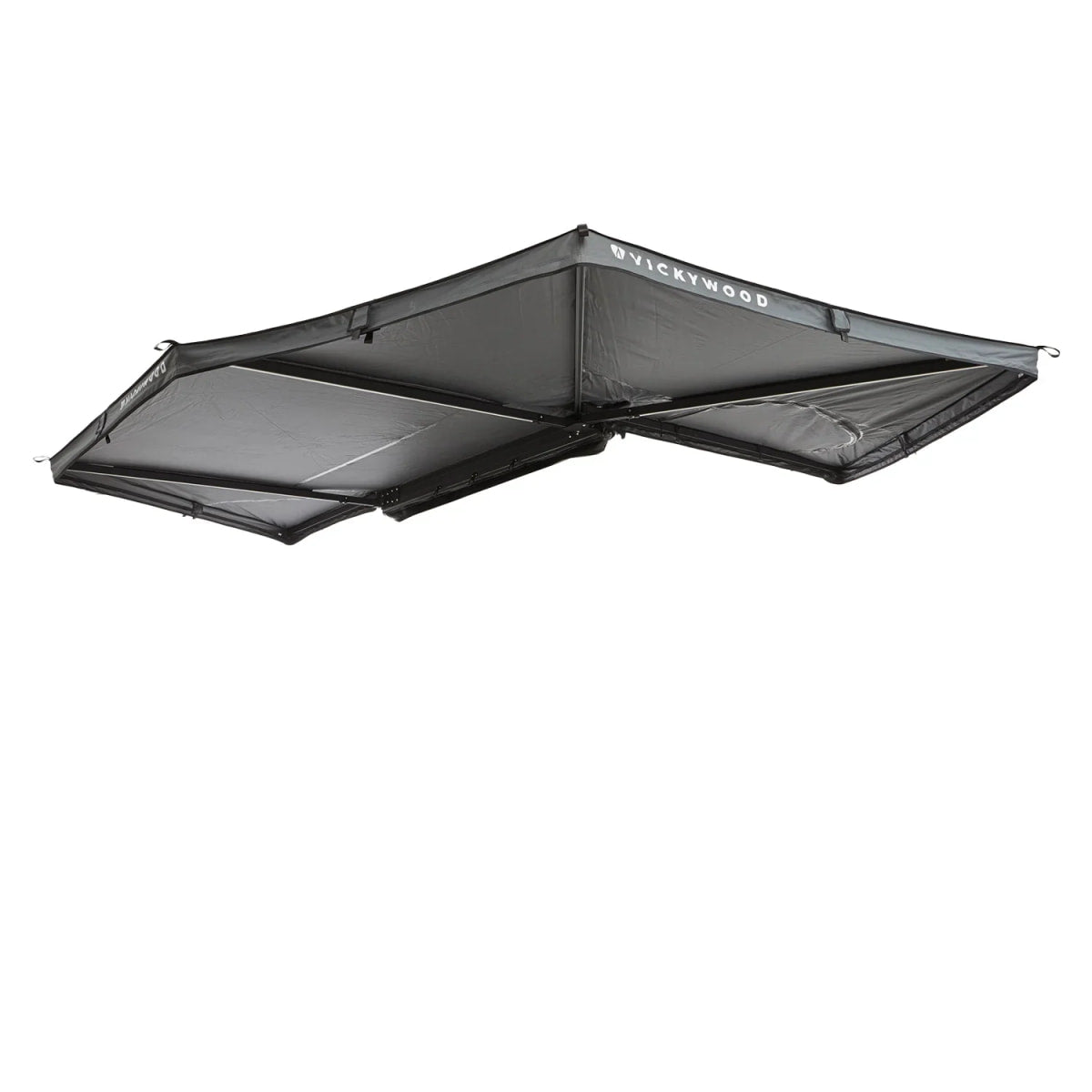 Auto Seitenmarkise 270° LEAF EXTENDED Links 200 cm grau