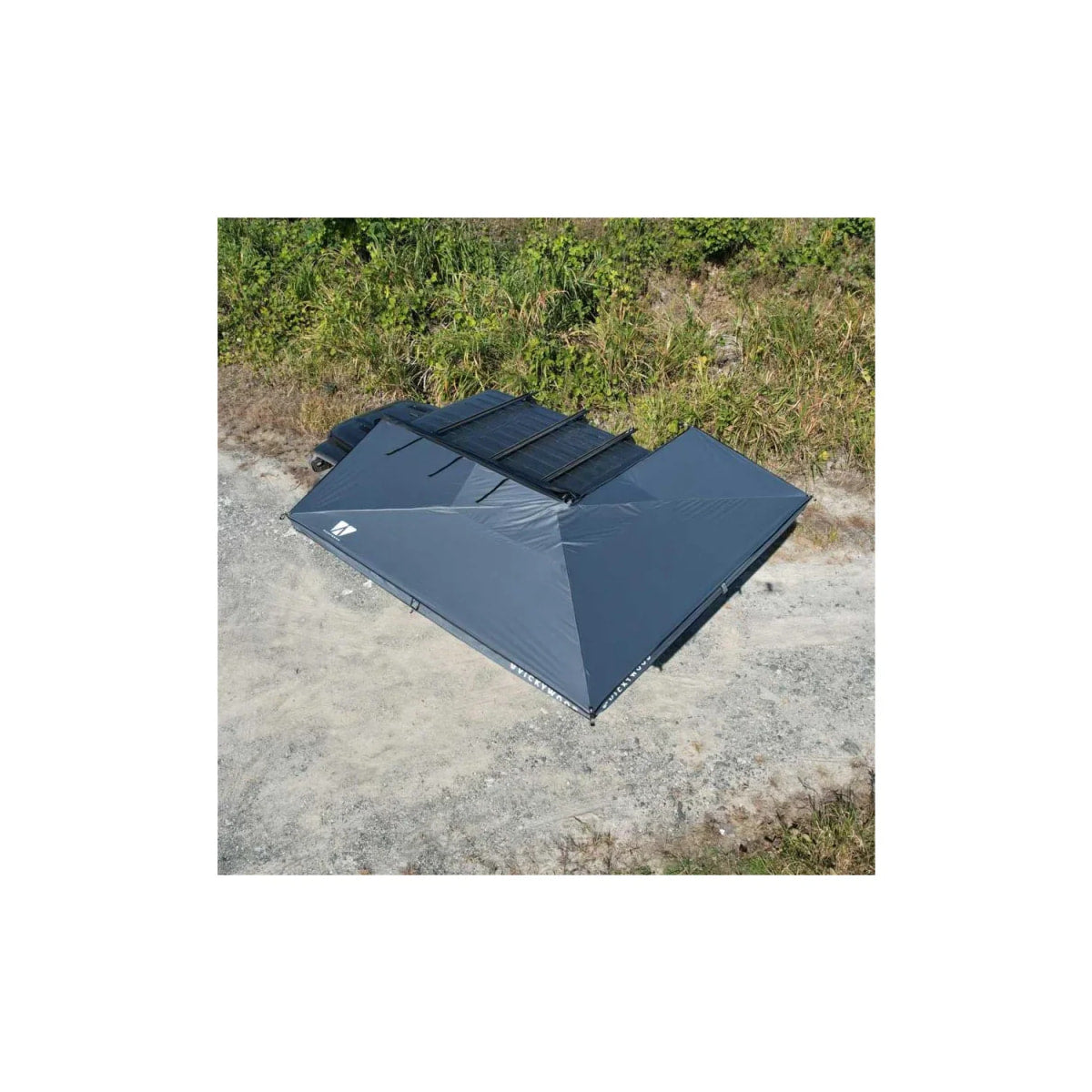 Auto Seitenmarkise 270° LEAF Links 250 cm grau - Markisen
