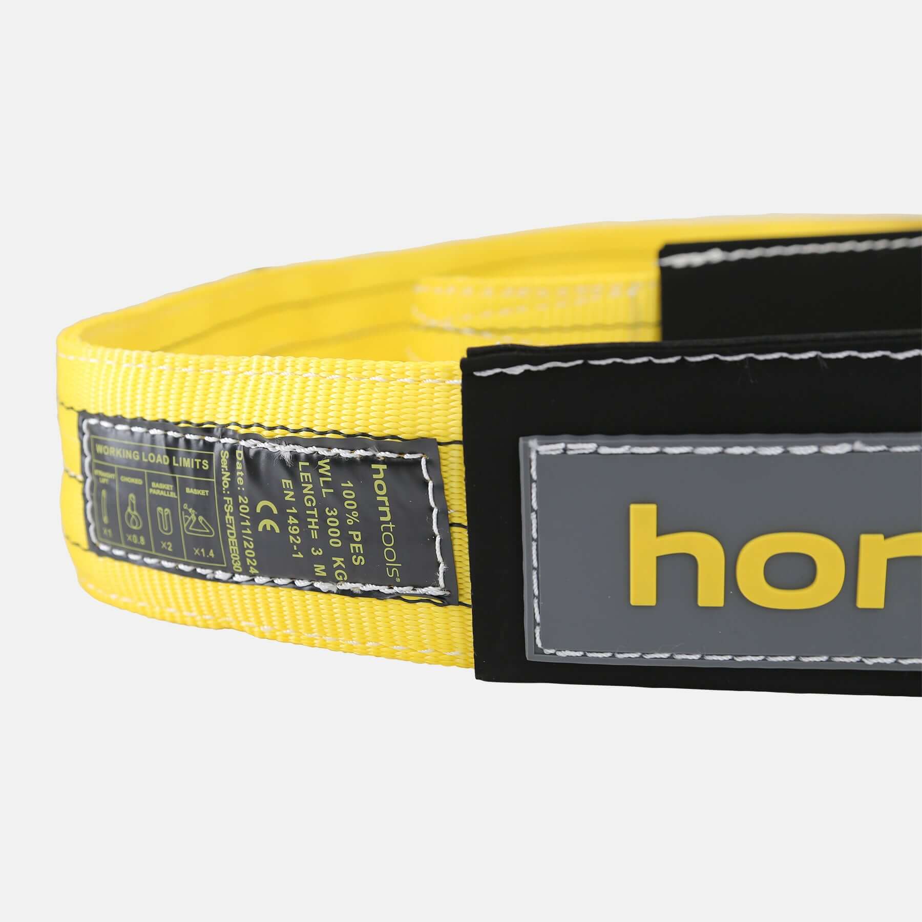 Bergegurt gelb 21 Tonnen Bruchlast von Horntools