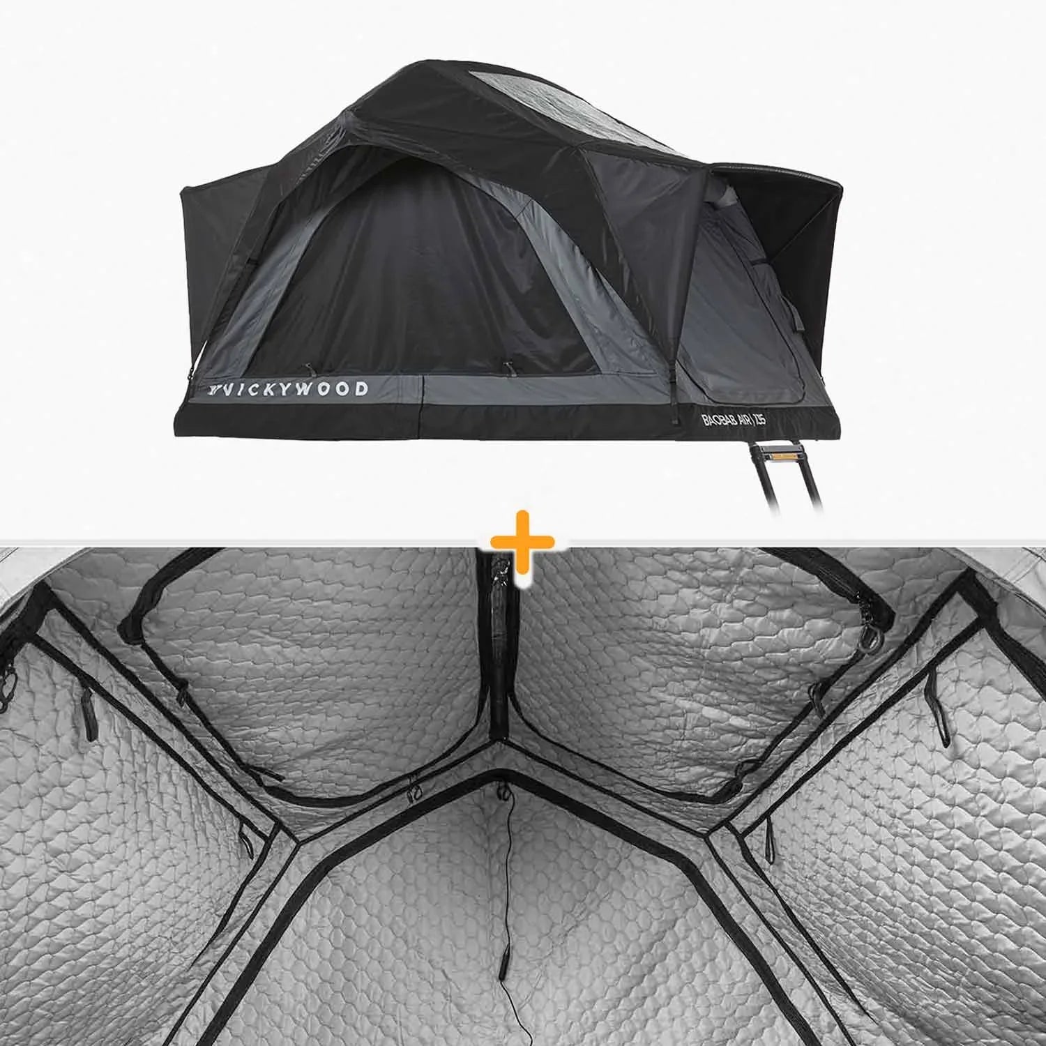 Bundle-Deal Dachzelt Vickywood BAOBAB AIR 135