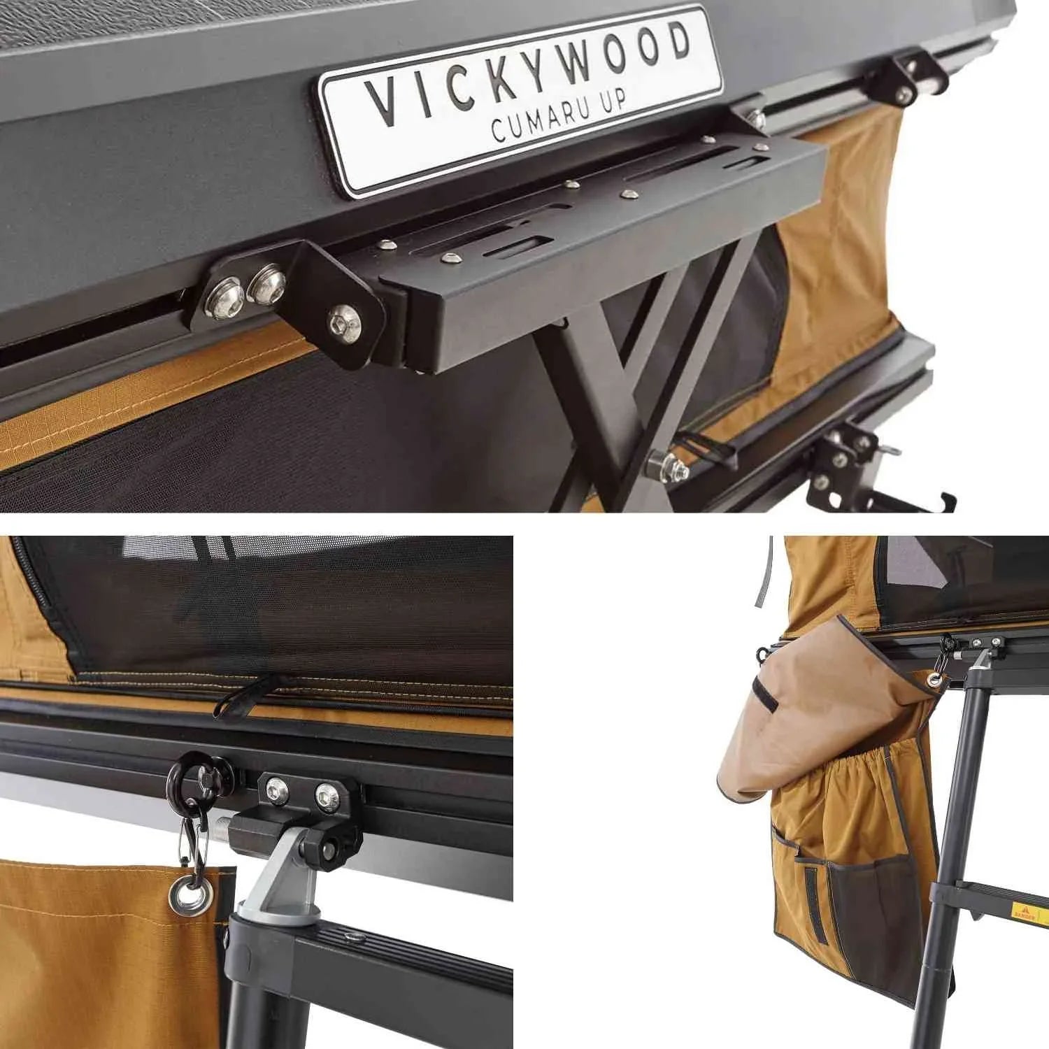 Bundle-Deal Dachzelt Vickywood CUMARU UP 145 + Thermo-Innenzelt