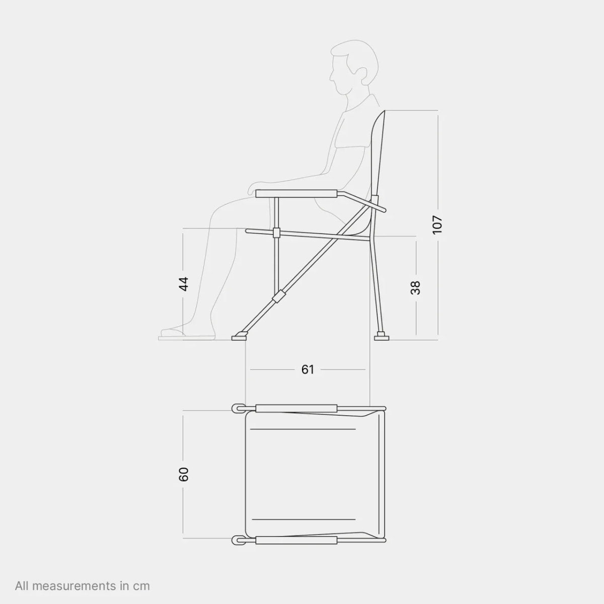 Campingstuhl Johnny Jumbo von qeedo - Stuhl