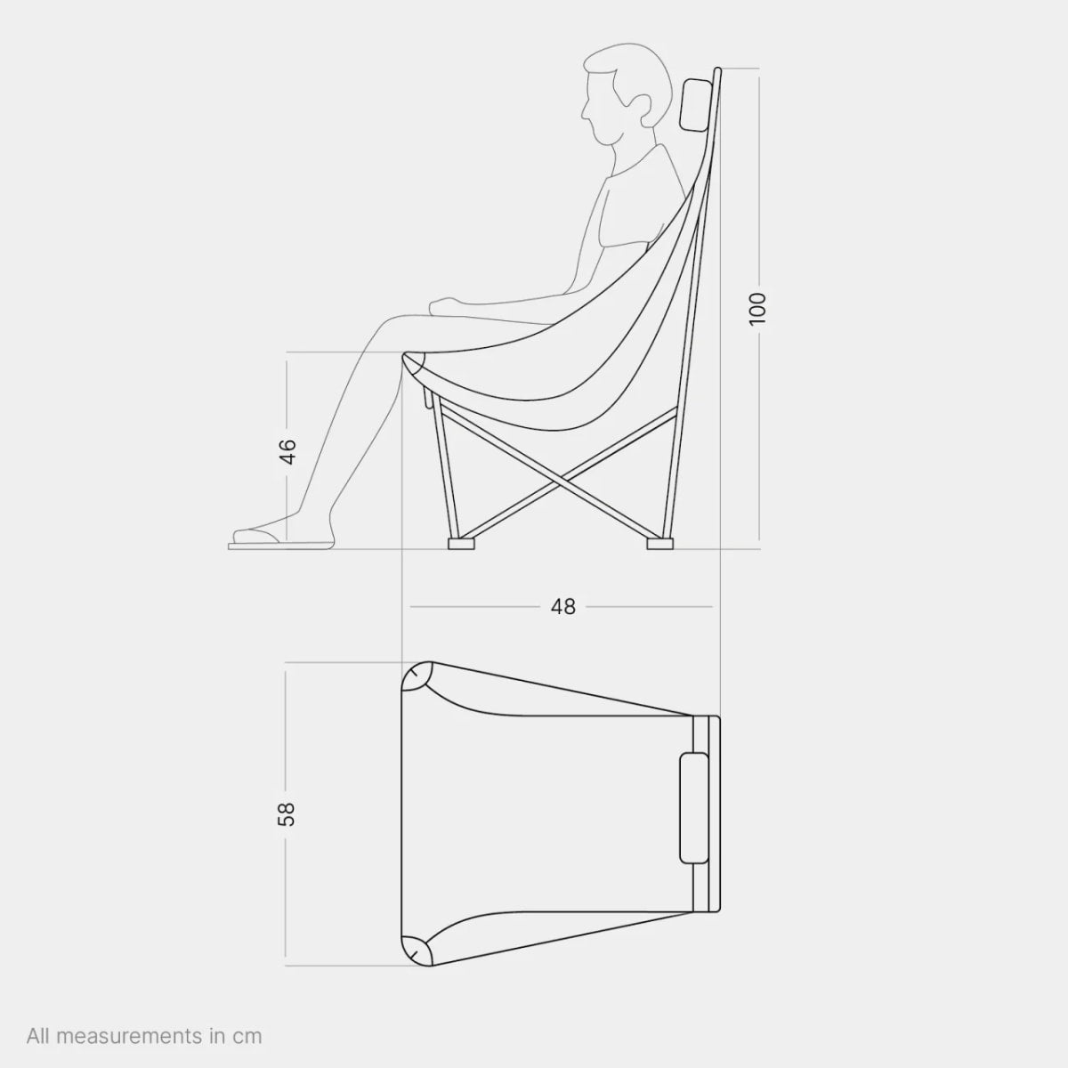 Campingstuhl Johnny Portable von qeedo - Stuhl