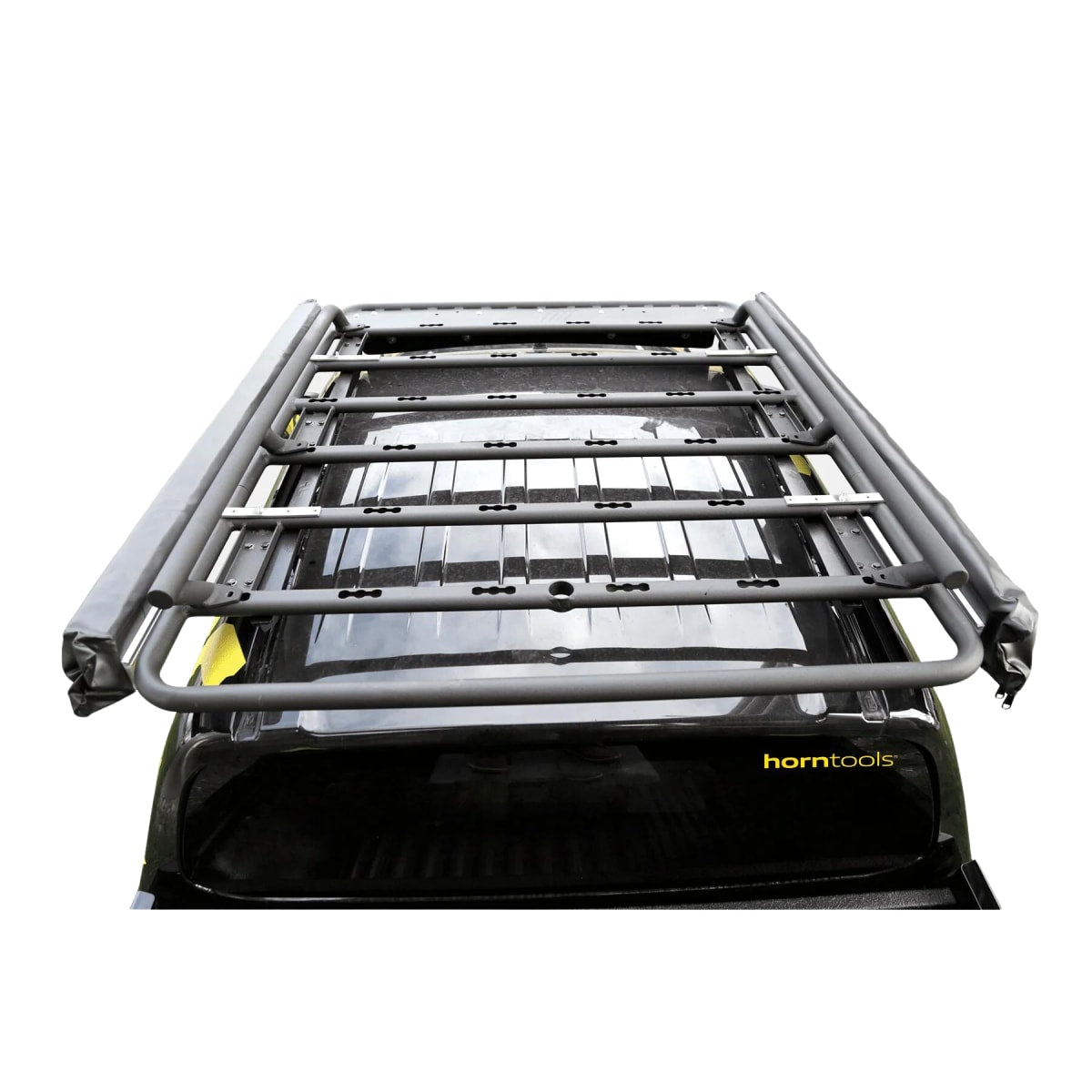 Dachträger NAVIS flach Aluminium schwarz mit Spoiler für