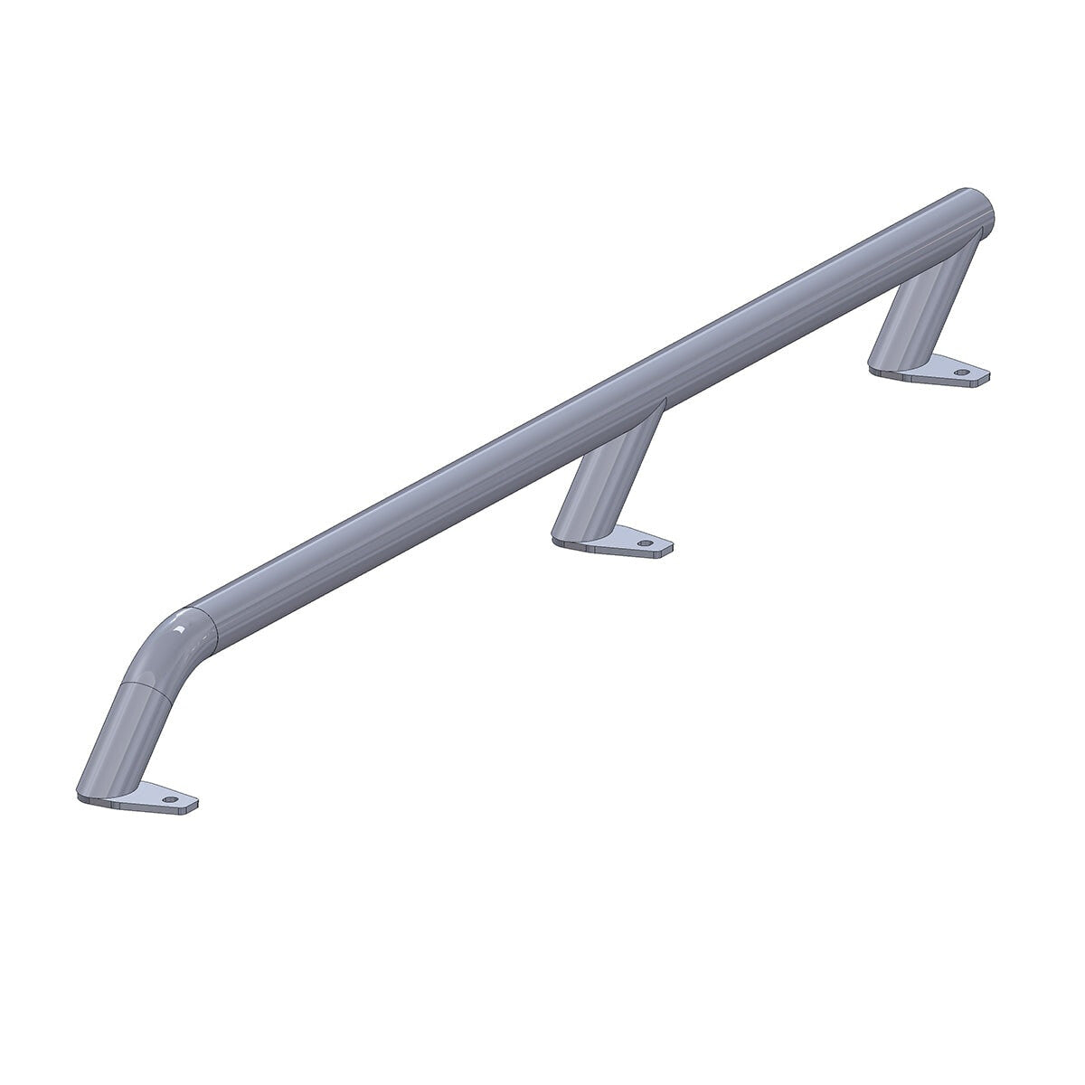 Dachträger NAVIS flach Reling Side Rail Aluminium schwarz