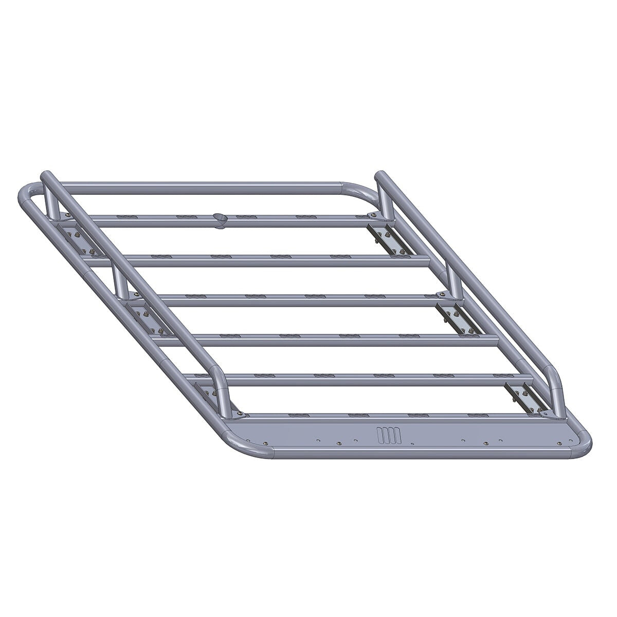 Dachträger NAVIS flach Reling Side Rail Aluminium schwarz