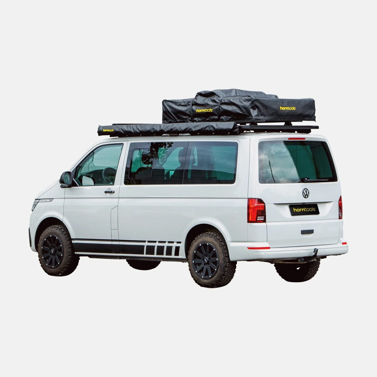 Dachzelt Desert 220cm sandfarben mit Vorzelt von Horntools -