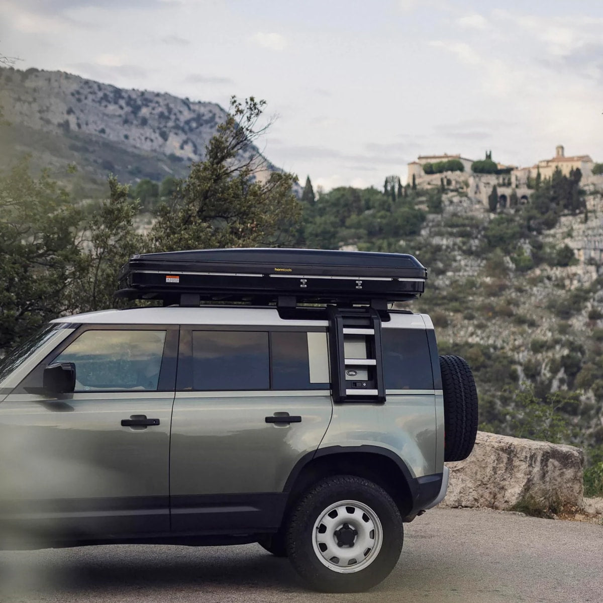 Dachzelt Horntools Themis PopUp Hartschalenzelt Schwarz/Grau