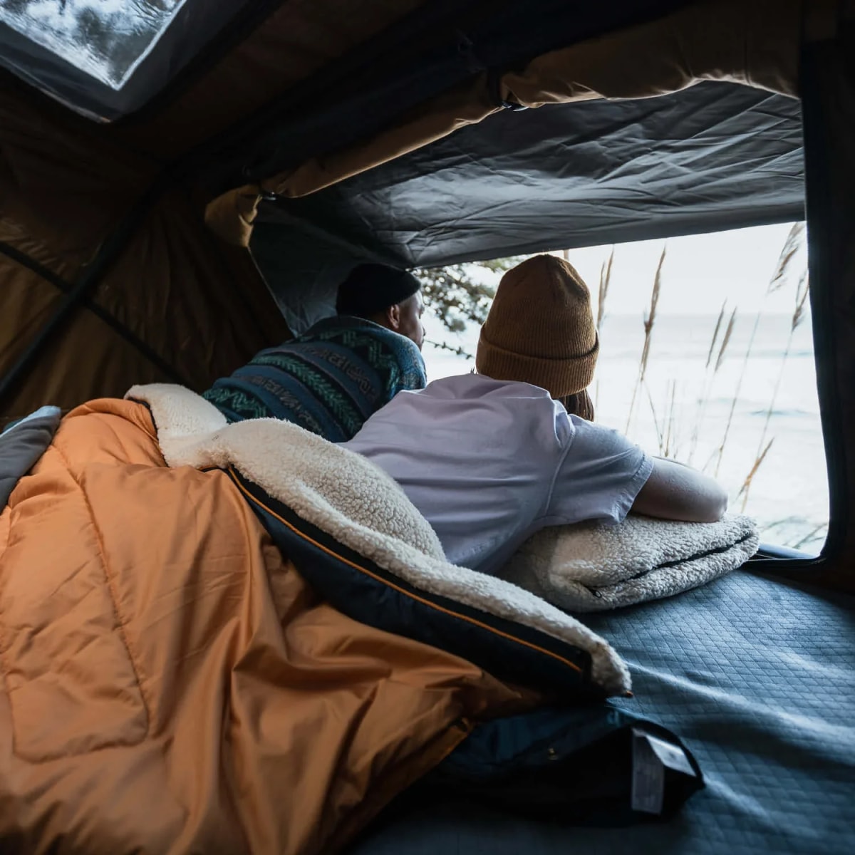 Dachzelt Vickywood Small Willow 160 ECO goldbraun -