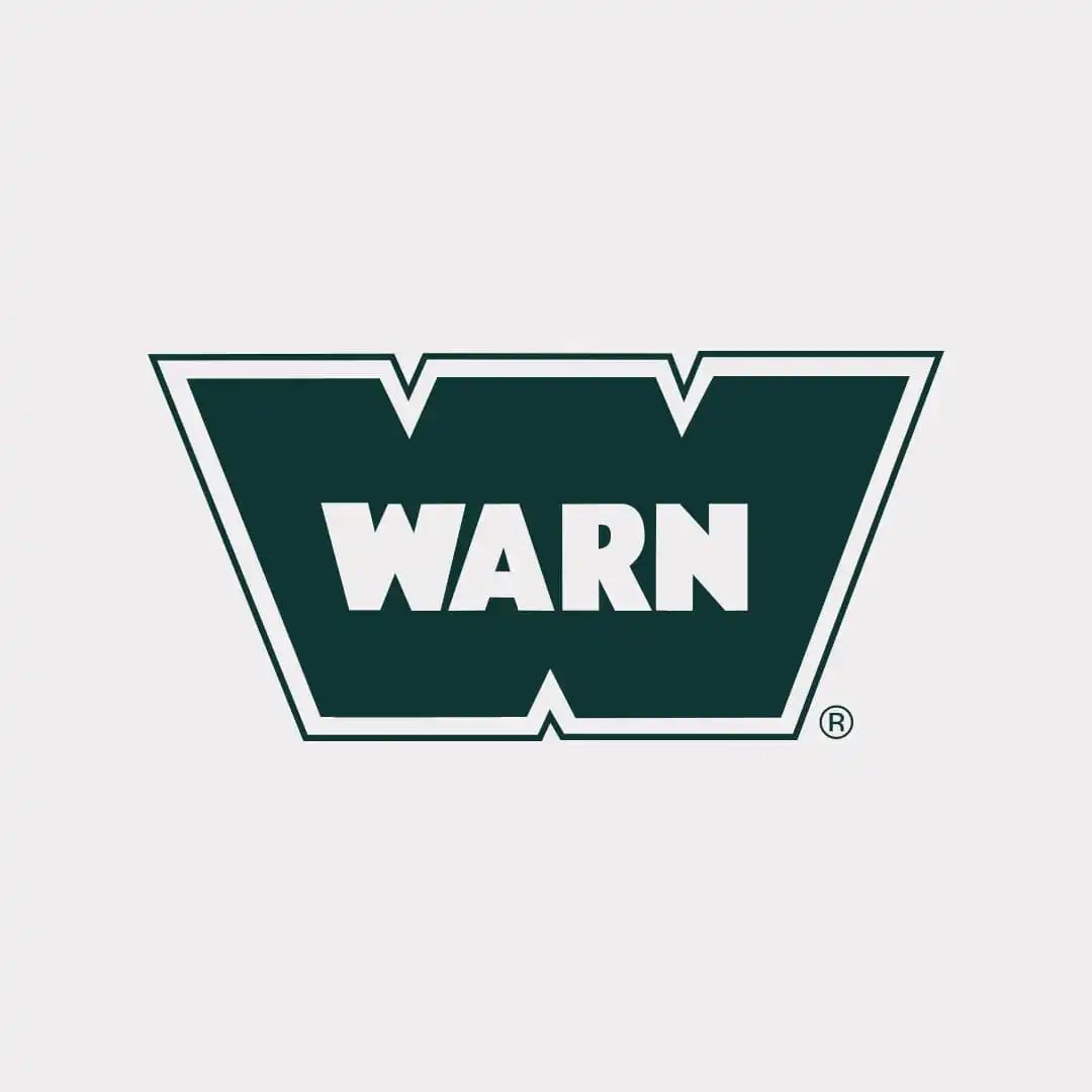 Dunkelgrünes und weißes WARN-Logo in einer stilisierten W-Form.