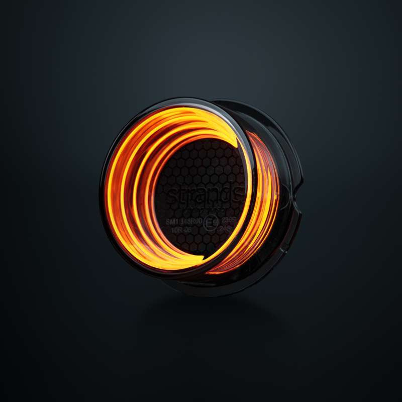 FOR9T GEO SIDE MARKER - Bernsteinfarben - Positionslicht