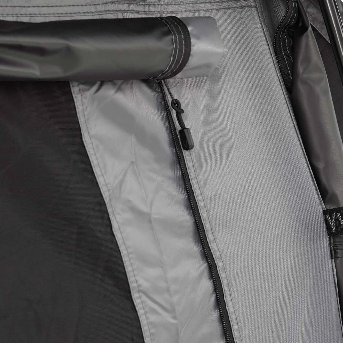 Freistehender Zeltraum zu Seitenmarkise 170 cm grau