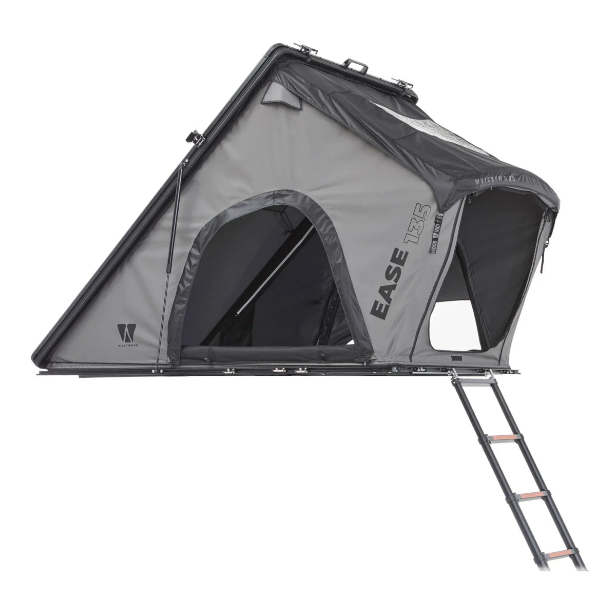 Hartschalen-Dachzelt CUMARU EASE 135 grau - Hartschalen