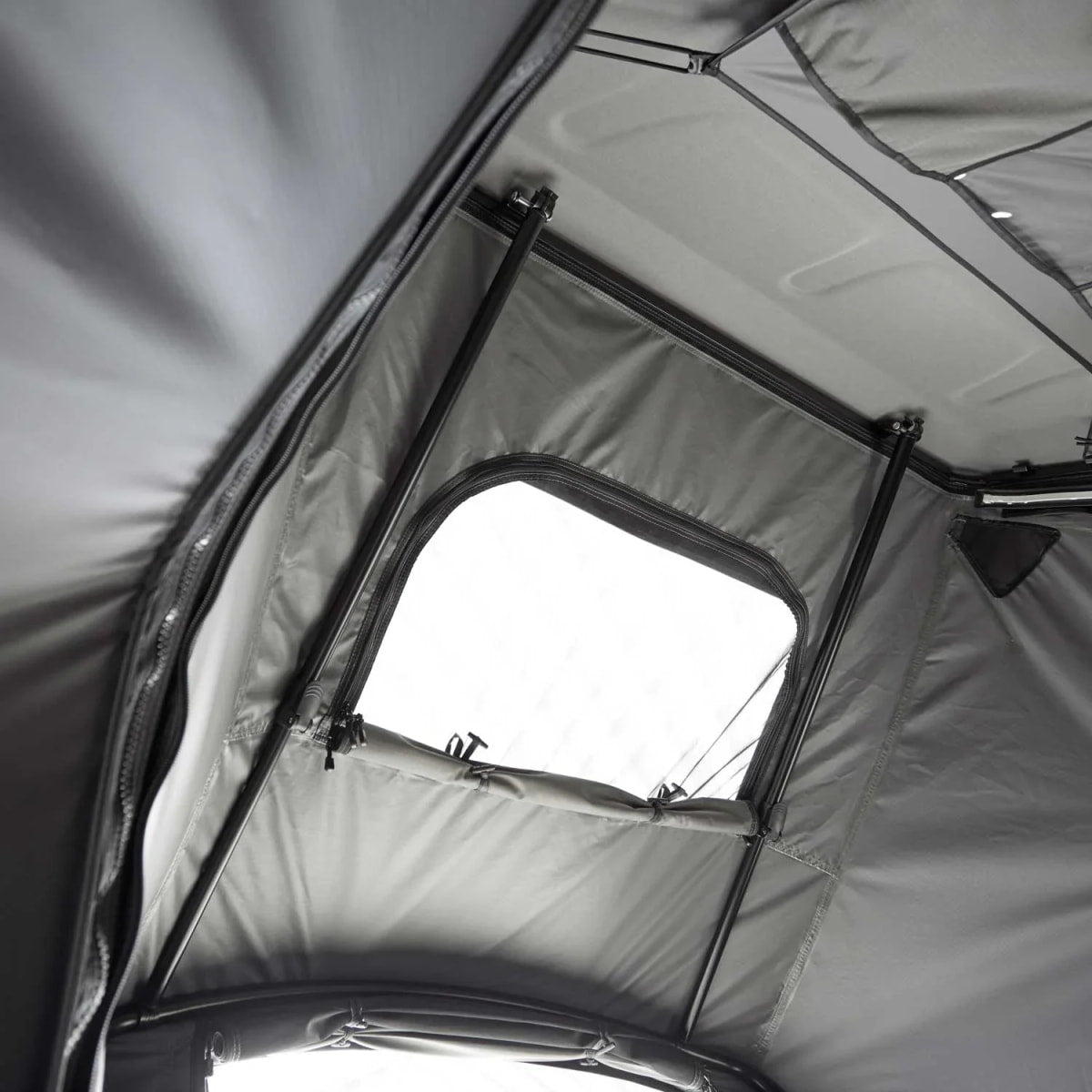 Hartschalen-Dachzelt CUMARU EASE 135 grau - Hartschalen