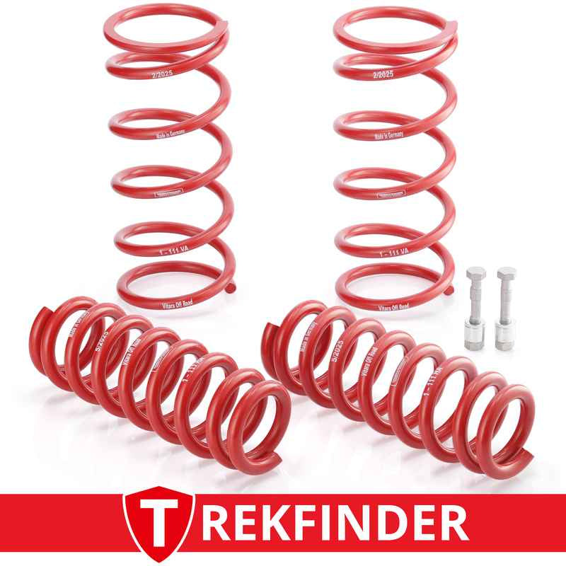 TREKFINDER Schraubenfedern für Suzuki Grand Vitara Typ JT
