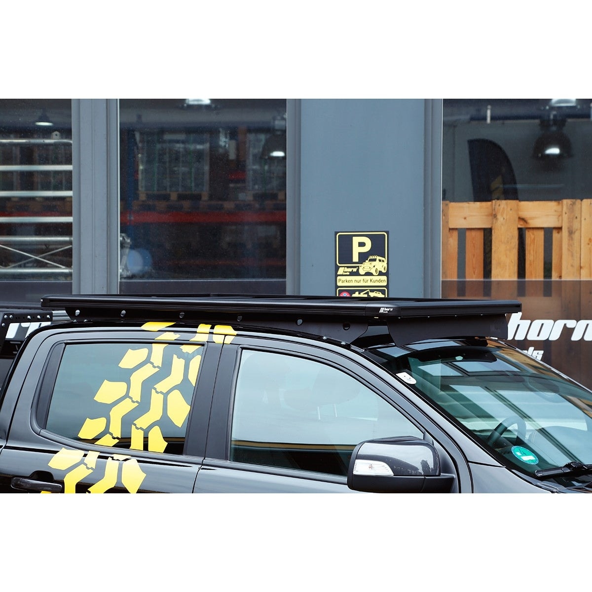 Horntools Dachträger ExRoof Ford Ranger flach Alu schwarz -