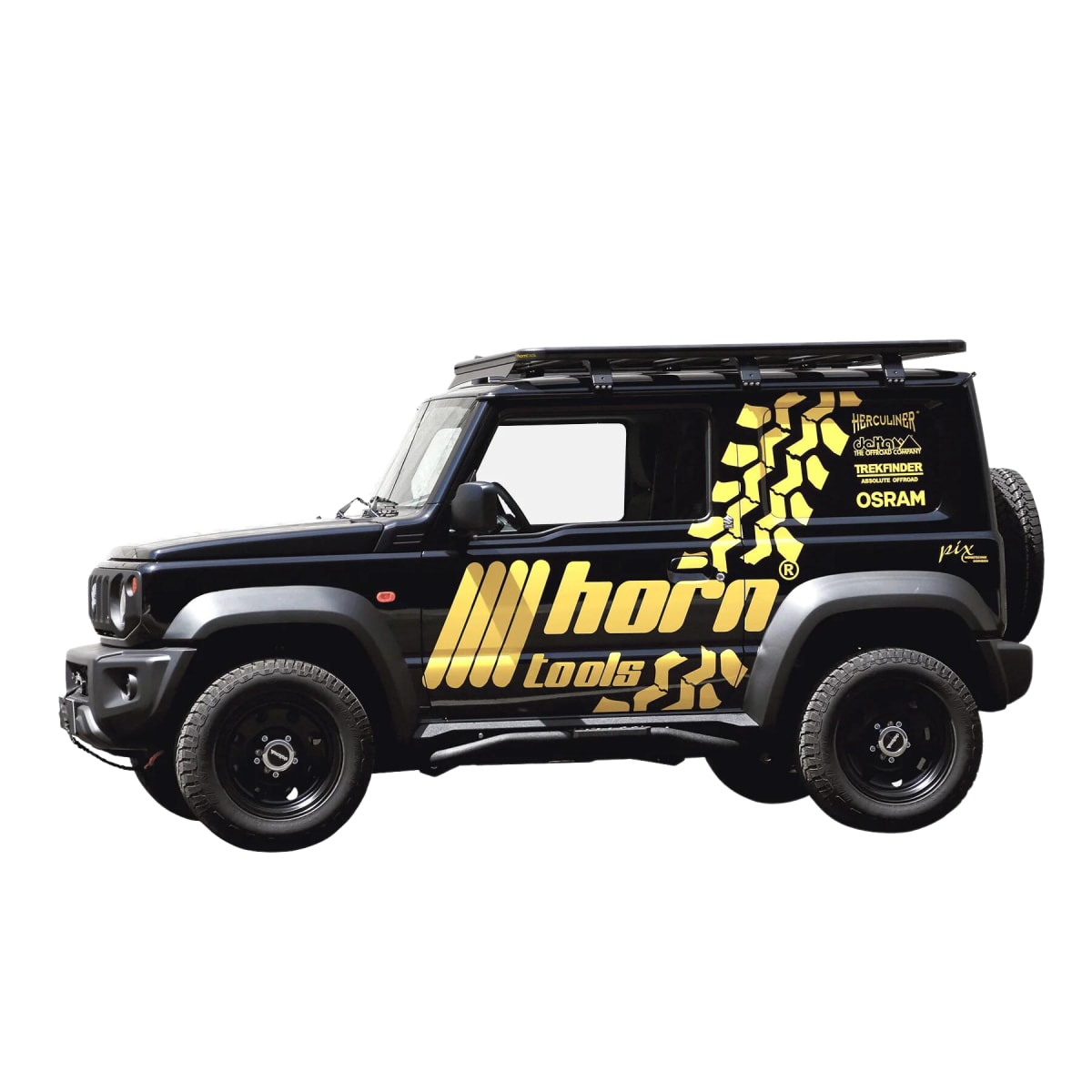 Horntools Dachträger ExRoof Suzuki Jimny GJ/HJ flach Alu