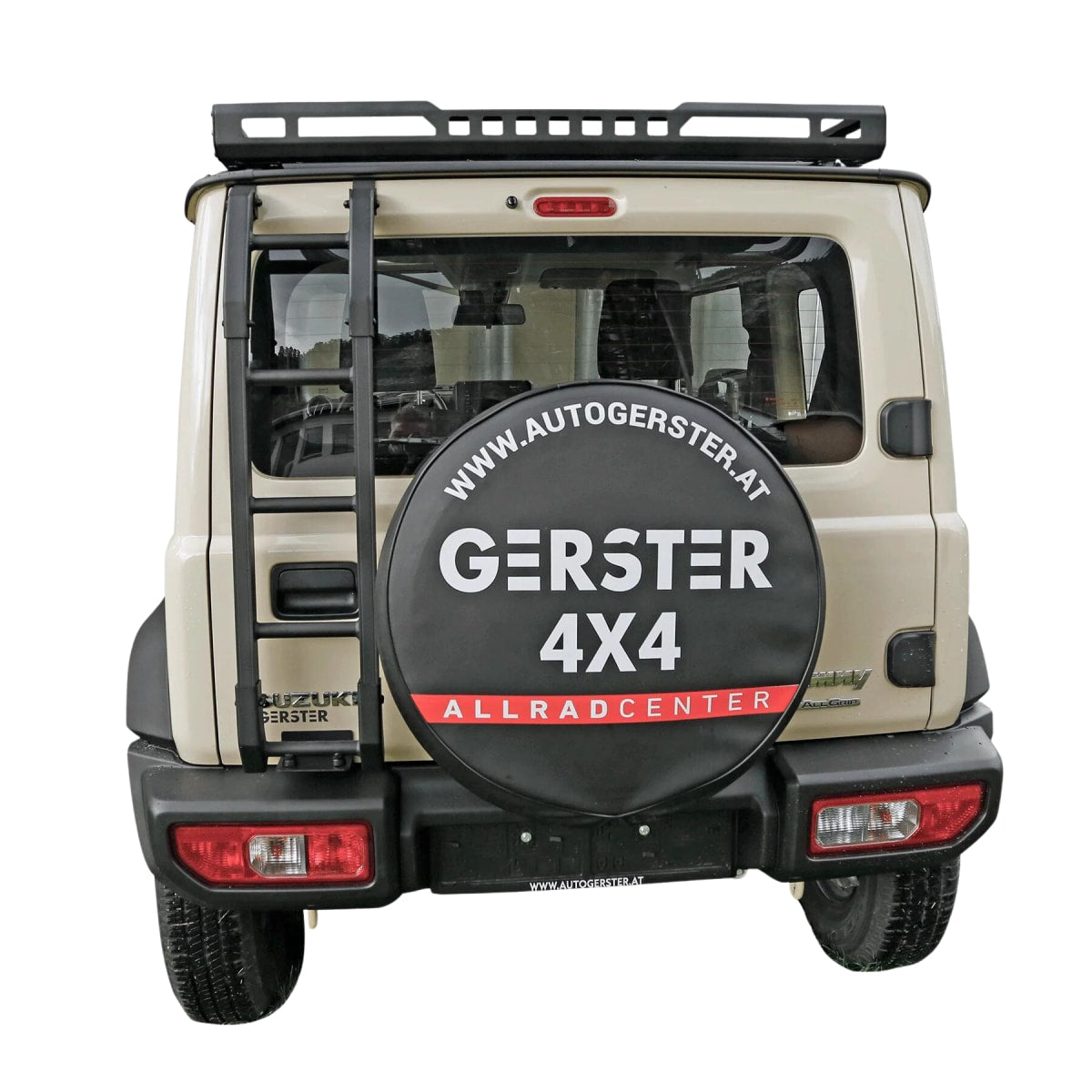 Horntools Heck Leiter Alu schwarz für Suzuki Jimny GJ/HJ -