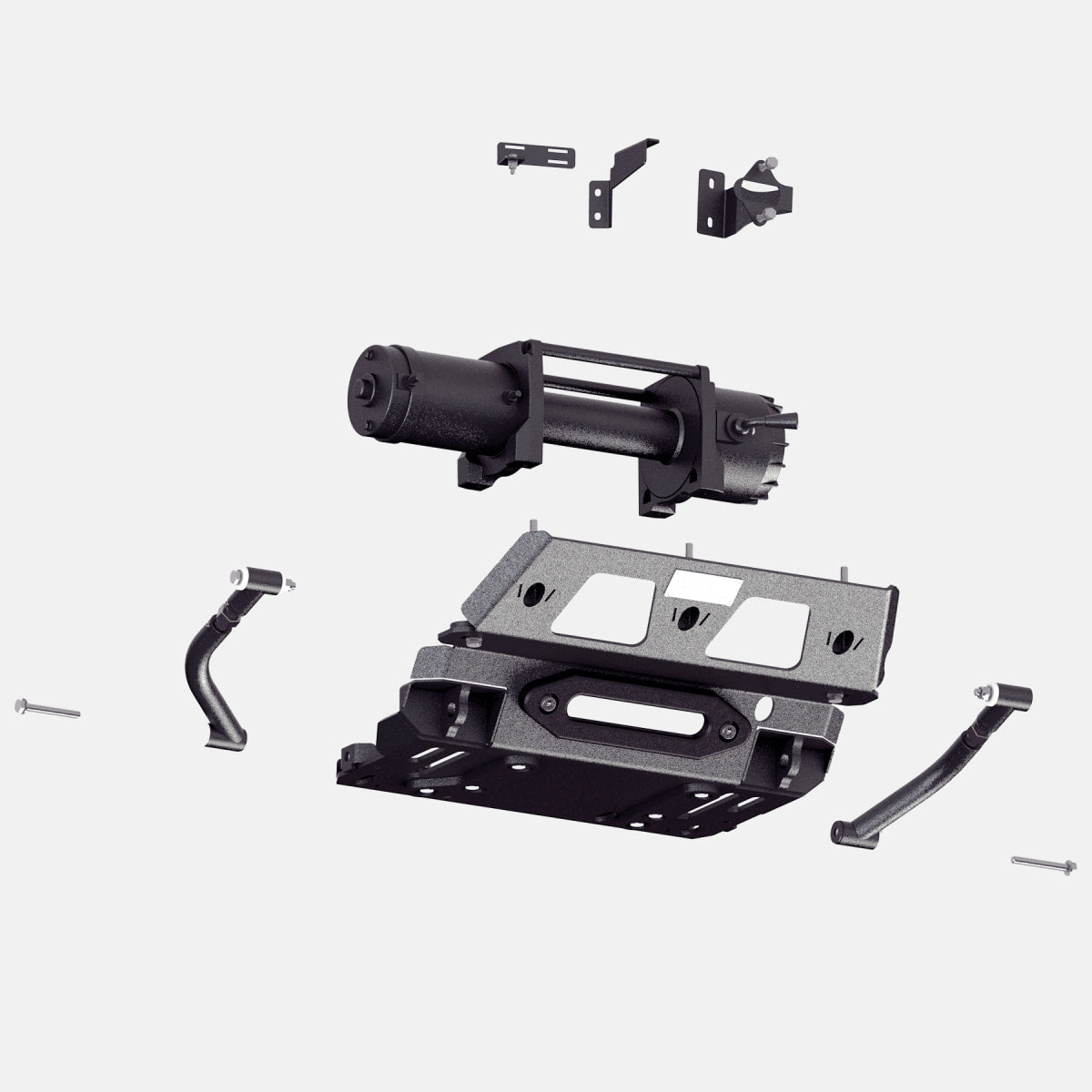 horntools Seilwinden Platte Montagesystem für Isuzu D-Max