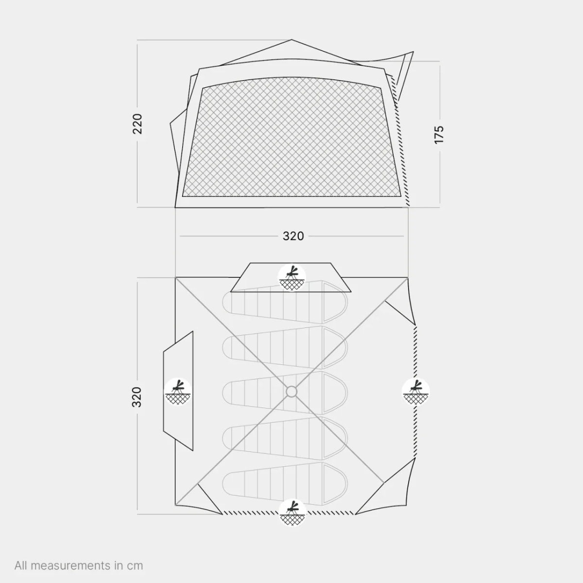 Quick Base von qeedo - Vorzelt