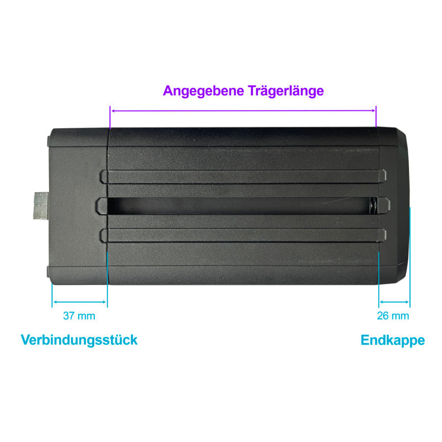 RECONN-DECK QUERTRÄGER 1500 MM SCHWARZ - Dachträger