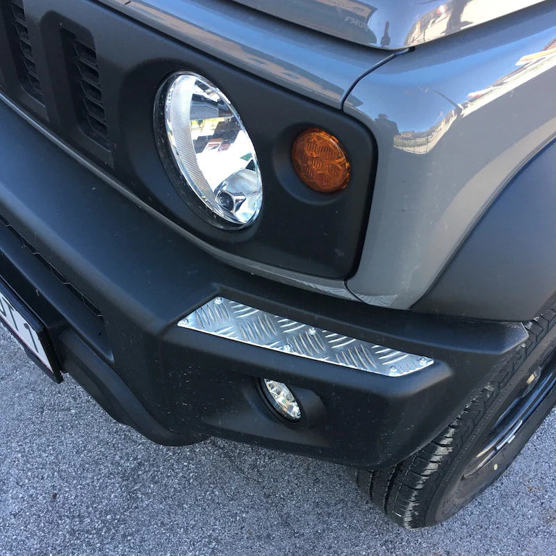 Riffelblechauflagen für SUZUKI Jimny II Stoßstange vorne
