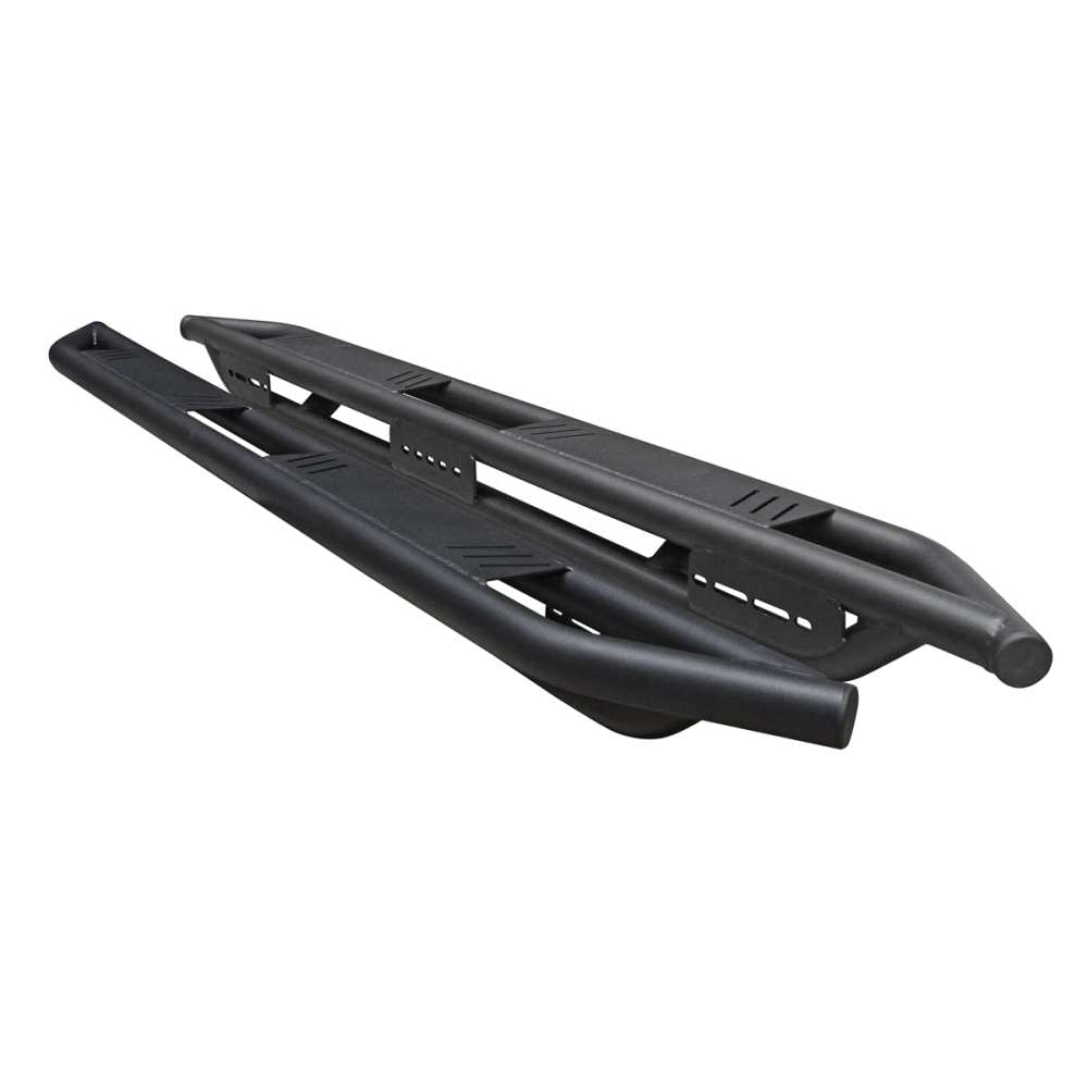 Schwarz matte Rock Rails passend für Nissan Navara D231