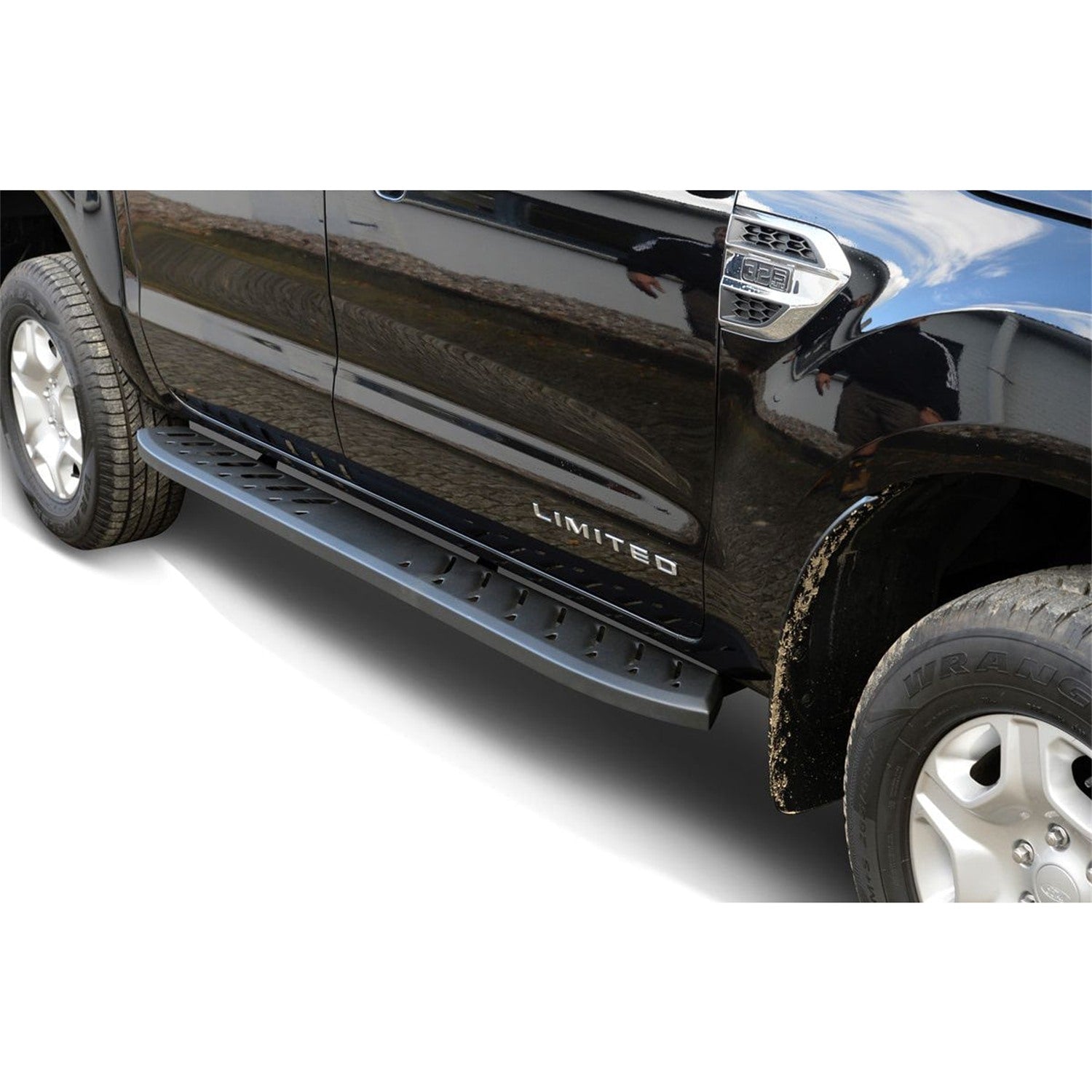 Schwarz matte Trittbretter für Ford Ranger 2012-2022 – Bild 7