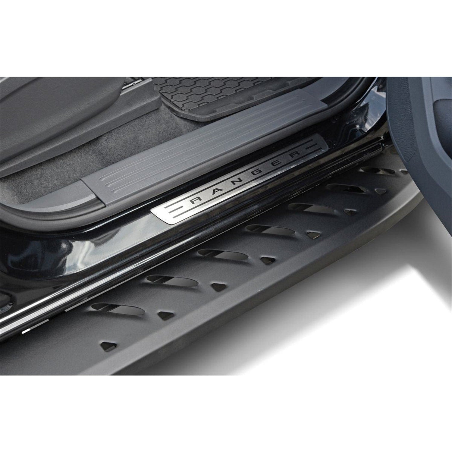 Schwarz matte Trittbretter für Ford Ranger 2012-2022 – Bild 6