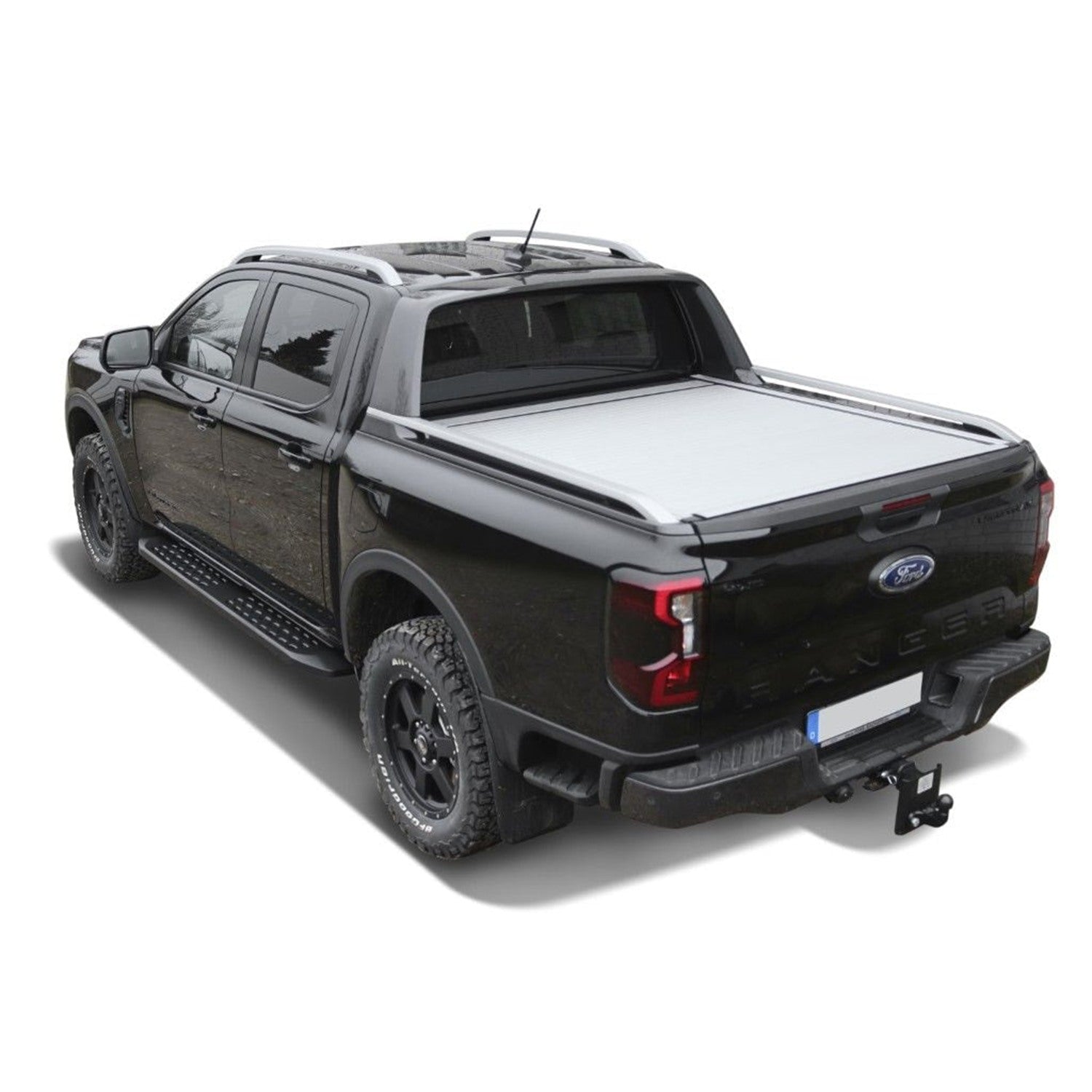 Schwarz matte Trittbretter für Ford Ranger ab 2012 – Bild 2
