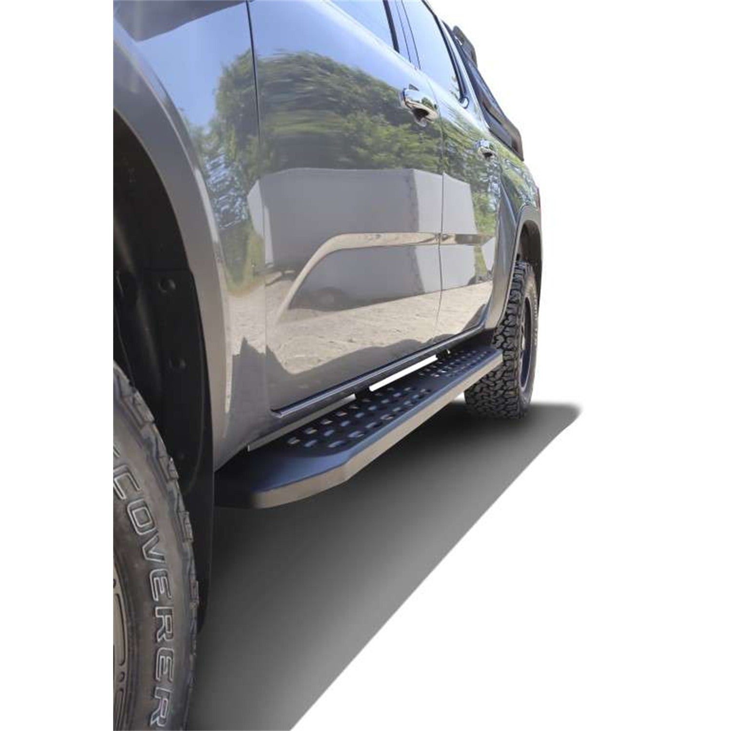 Schwarz matte Trittbretter für VW Amarok ab 2023 – Bild 2