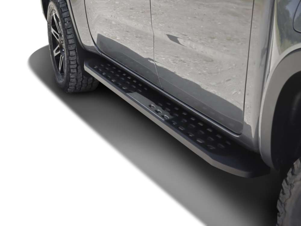 Schwarz matte Trittbretter passend für VW Amarok (2023-)
