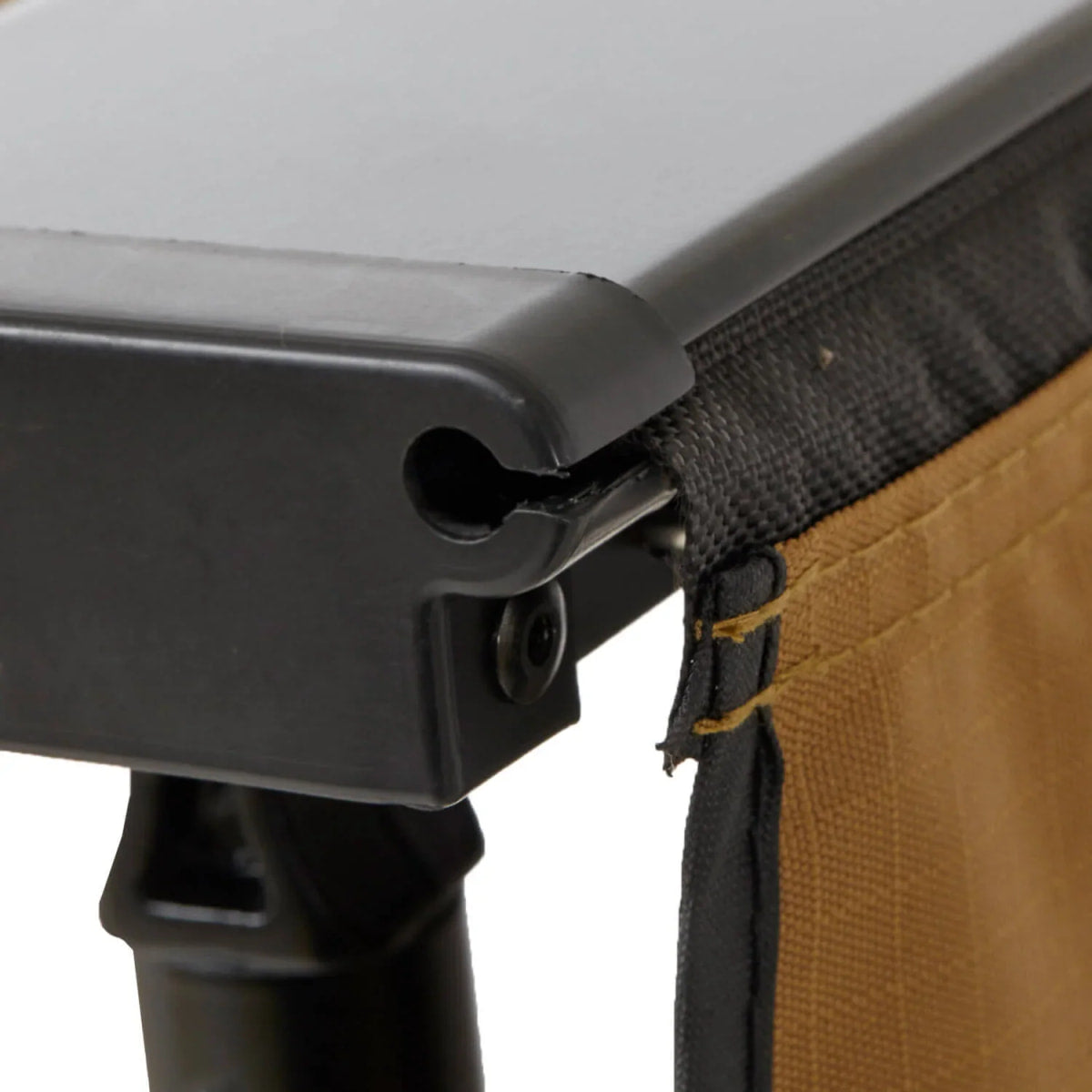 Seitenmarkise Wand VICKYWOOD 250 x 170 / 220 cm goldbraun