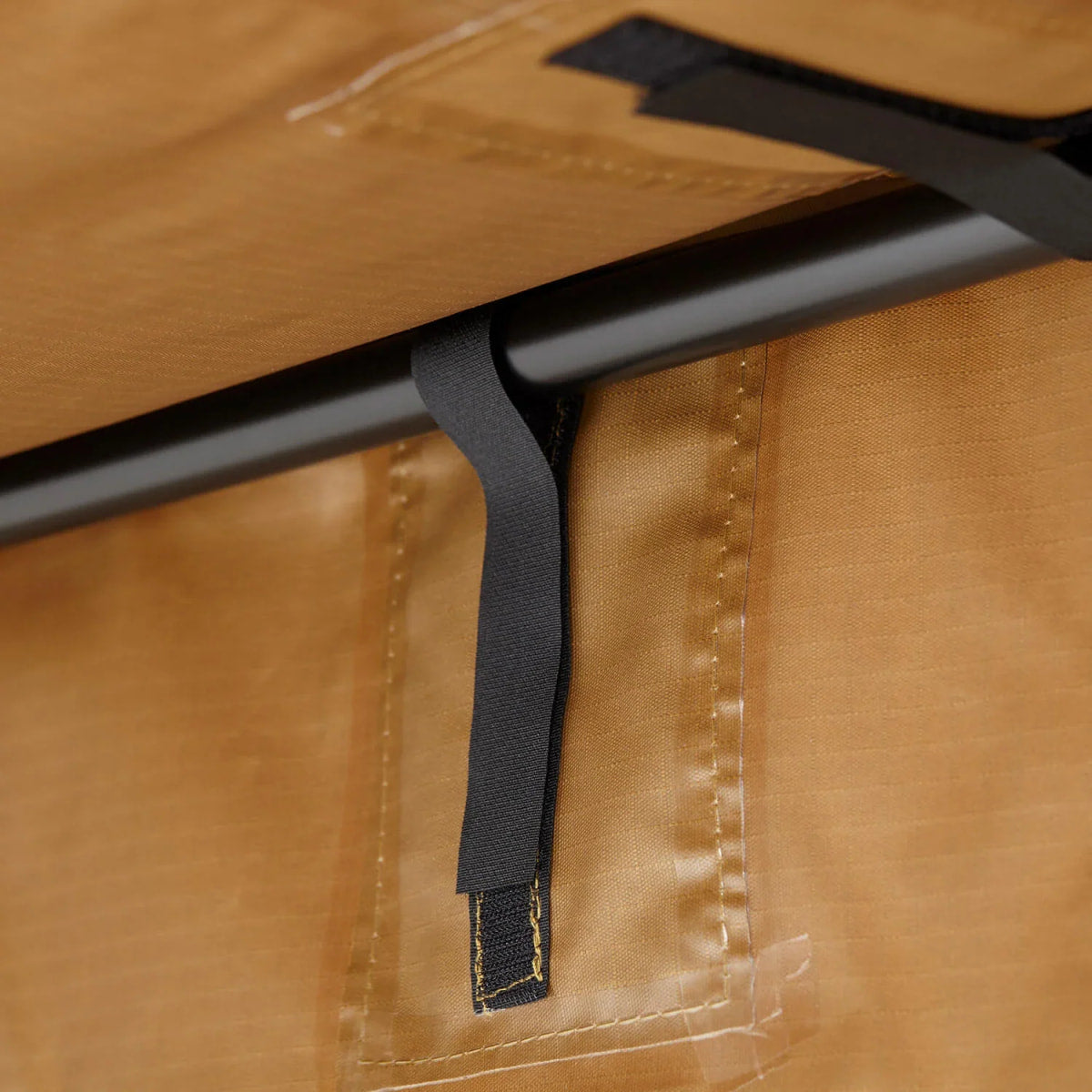 Seitenmarkise Wand VICKYWOOD 250 x 170 / 220 cm goldbraun