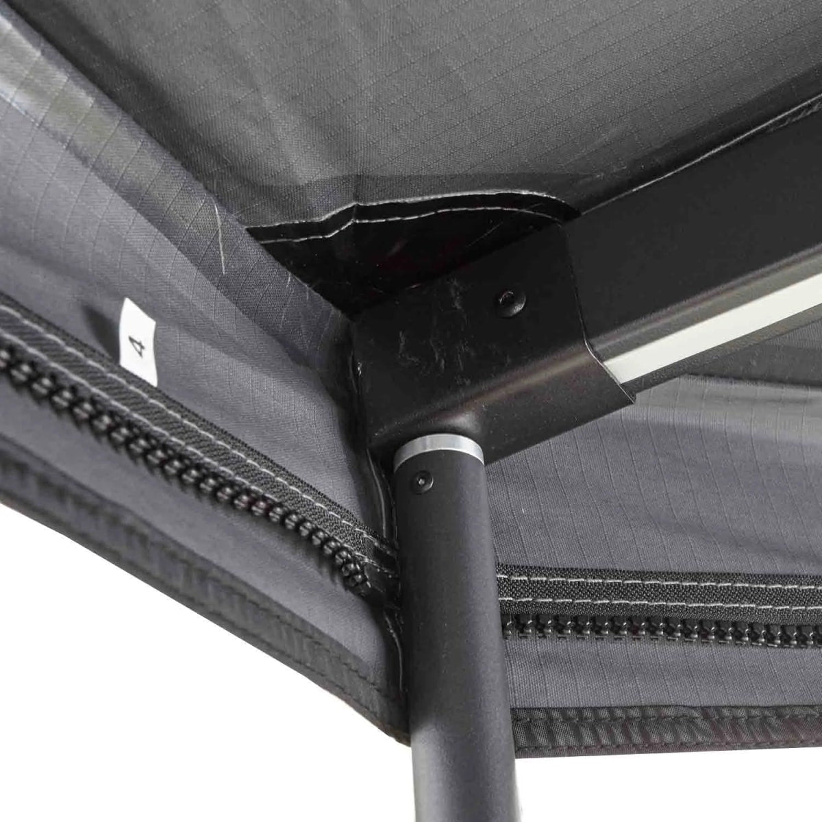 Seitenwände für 180° Heckmarkise LEAF 150 cm grau - Markise