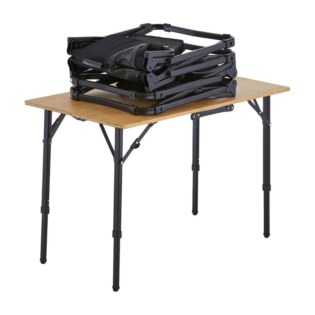 Set Campingstuhl und Tisch von Vickywood - Set aus Tisch