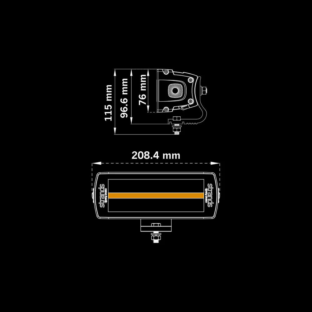 Strands SIBERIA XPA DR LED BAR 8″ – Lightbar 21" bis 50"