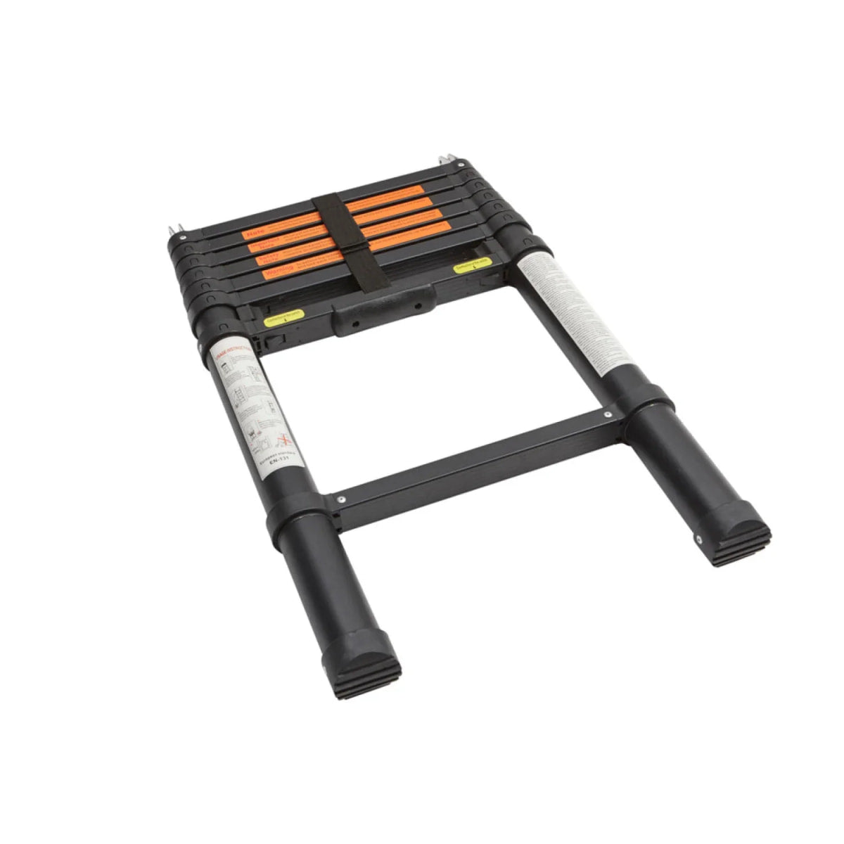 Teleskopleiter Aluminium 2,3m schwarz Dachzelt Camping