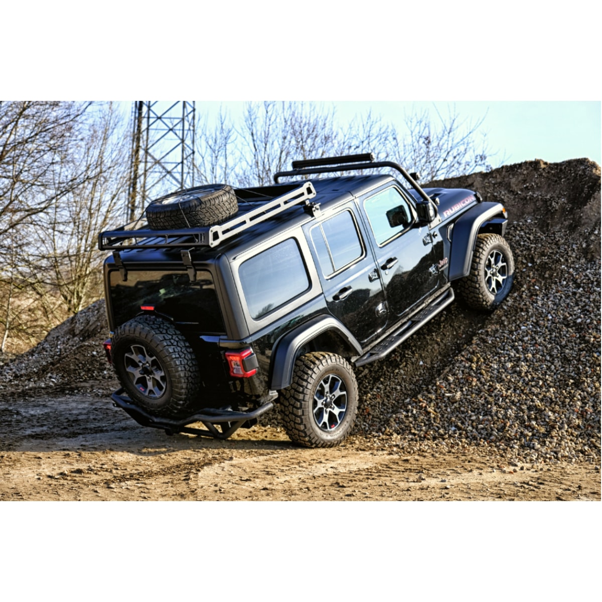 Trittbretter schwarz für Jeep® Wrangler JL 4-Türer JETZT