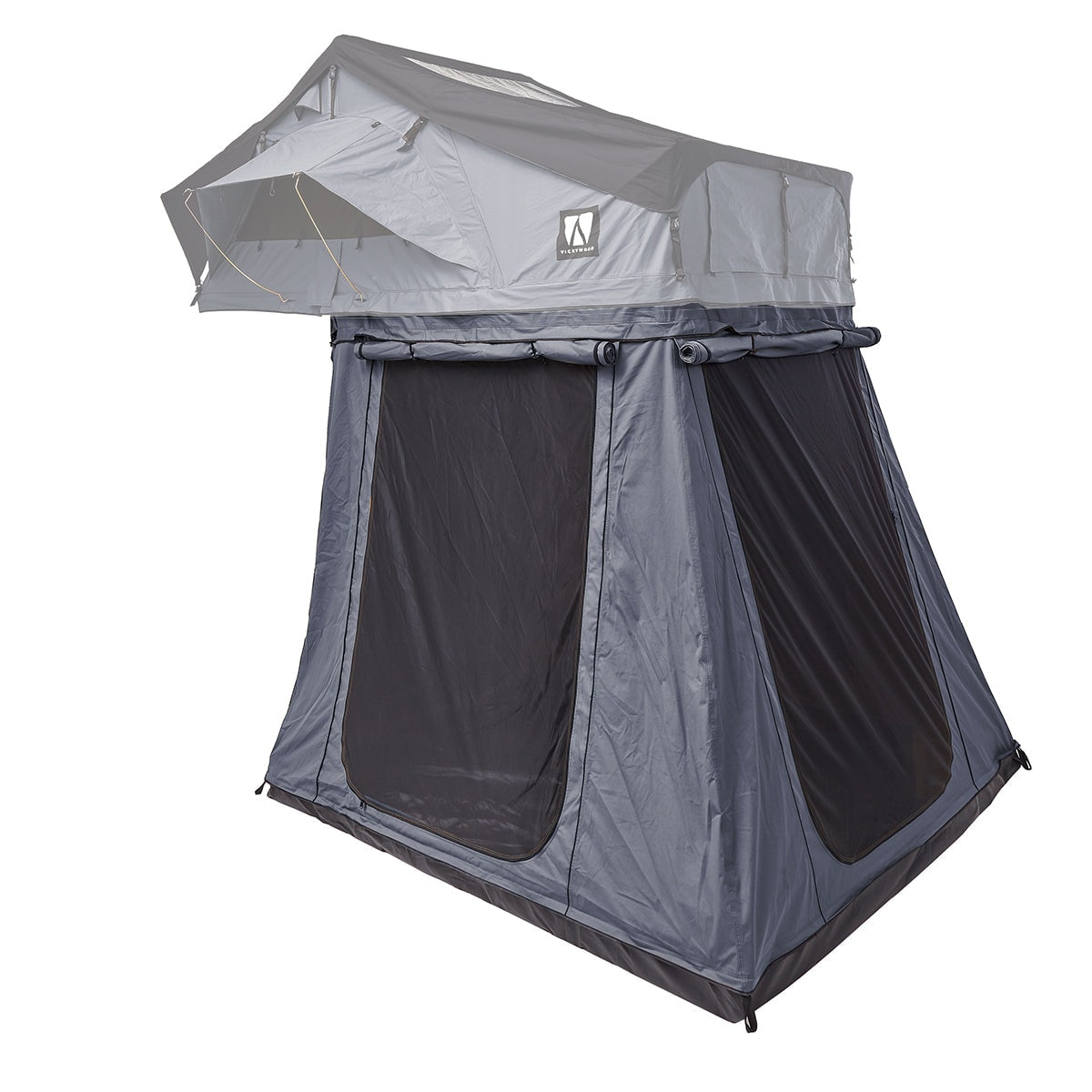 Vorzelt zu Vickywood Dachzelt Big Willow 220 blau/grau -