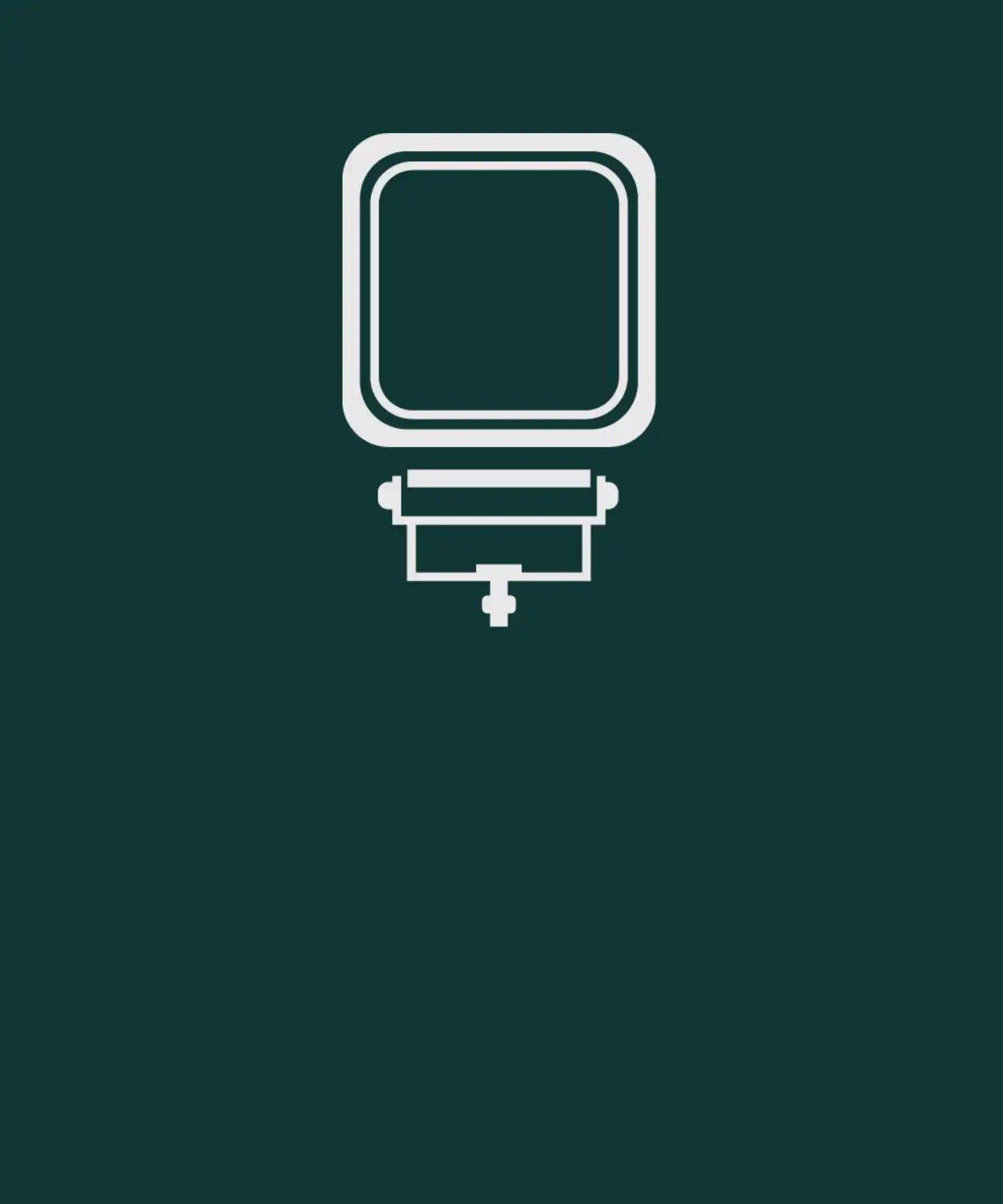 Weißer IV-Infusionsbeutel.