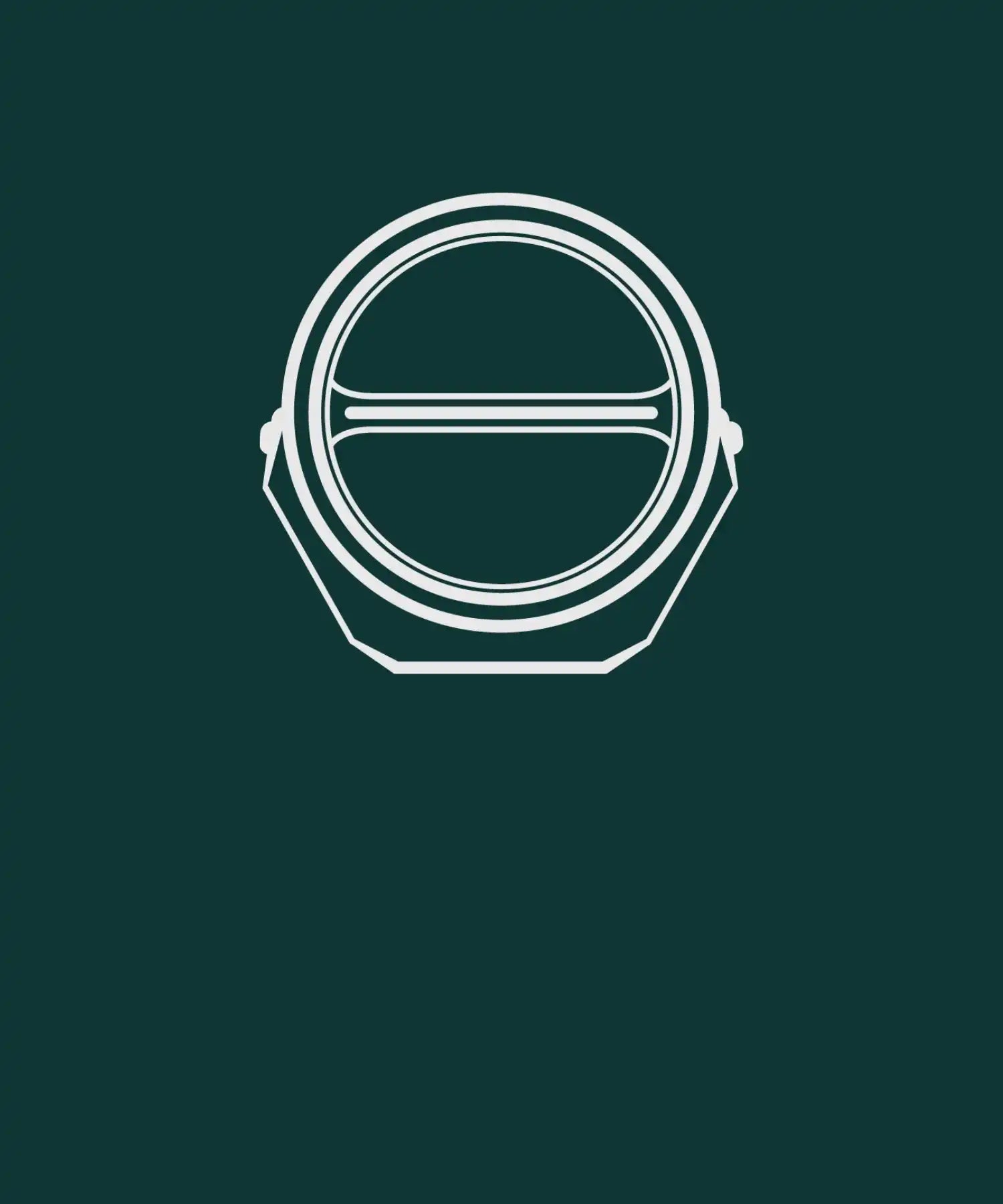 Weißer Rand eines runden Spiegels.