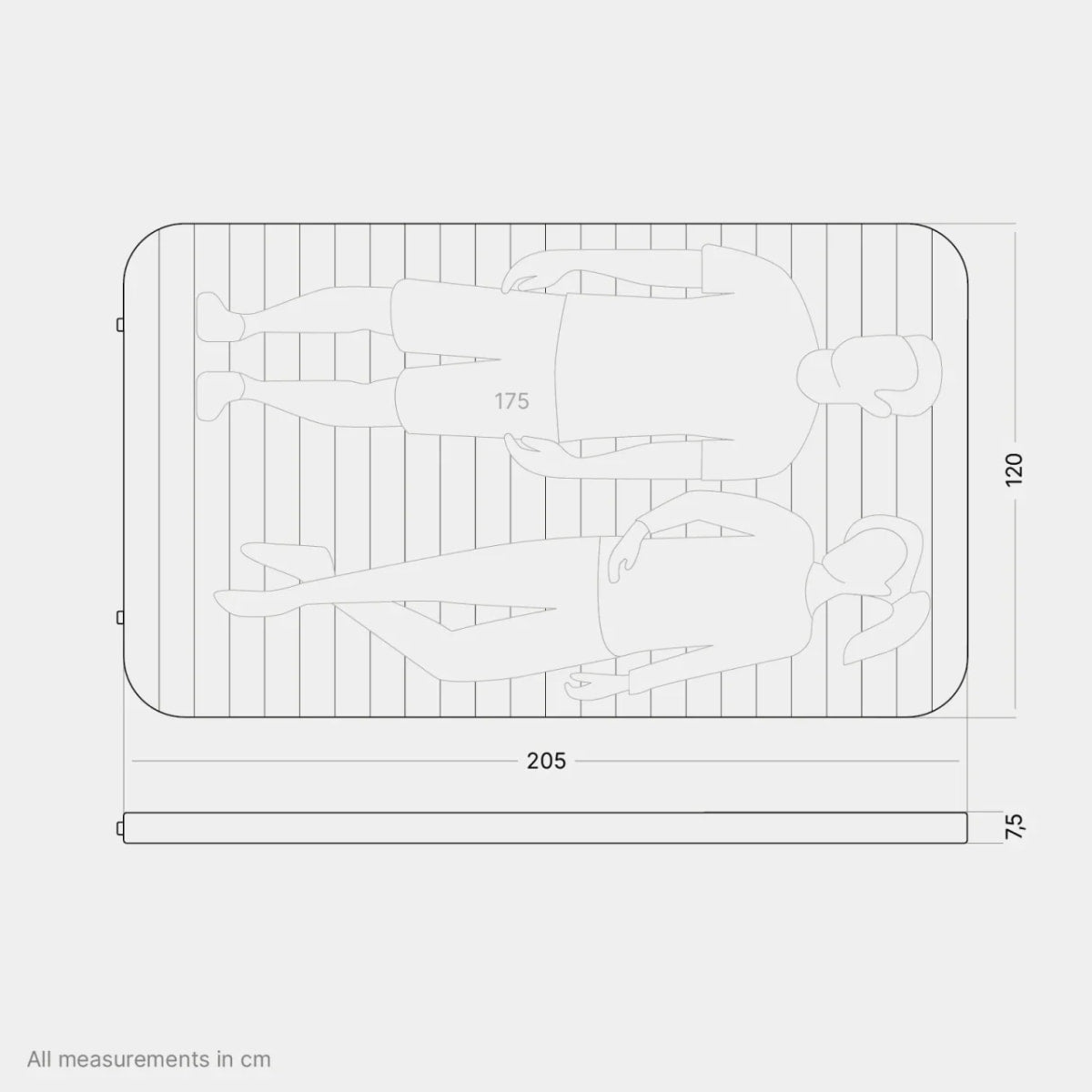 Zelt-Matratze qeedo Cloudmat Double L - Zelt-Matratze