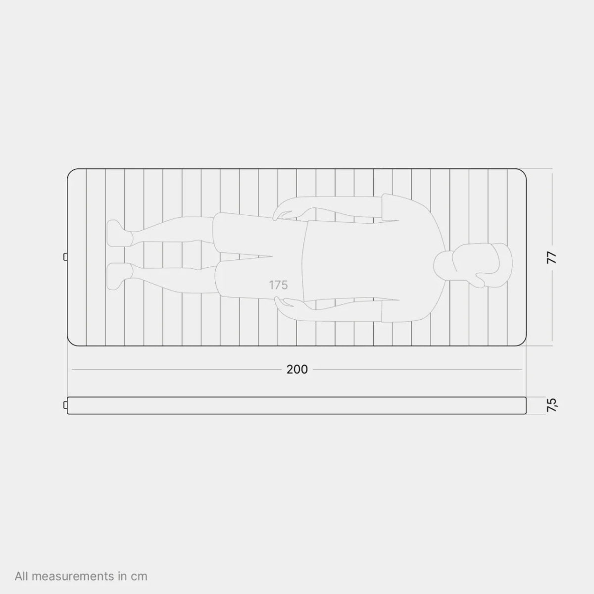 Zelt-Matratze qeedo Cloudmat Single - Zelt-Matratze