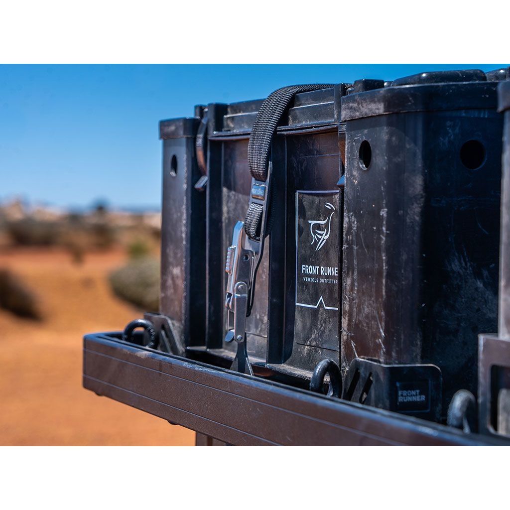 Abschließbarer Befestigungsgurt für Aufbewahrungsboxen von