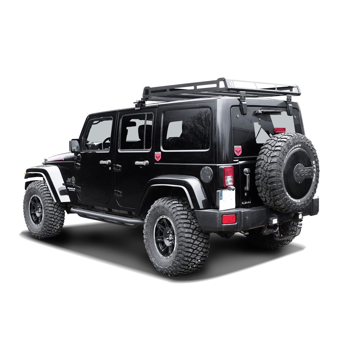 Dachträger Stahl schwarz für Jeep Wrangler JK 07-18 -