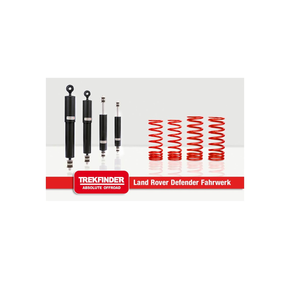 Höherlegungsfahrwerk +40mm inkl. Koni Raid-Dämpfer für