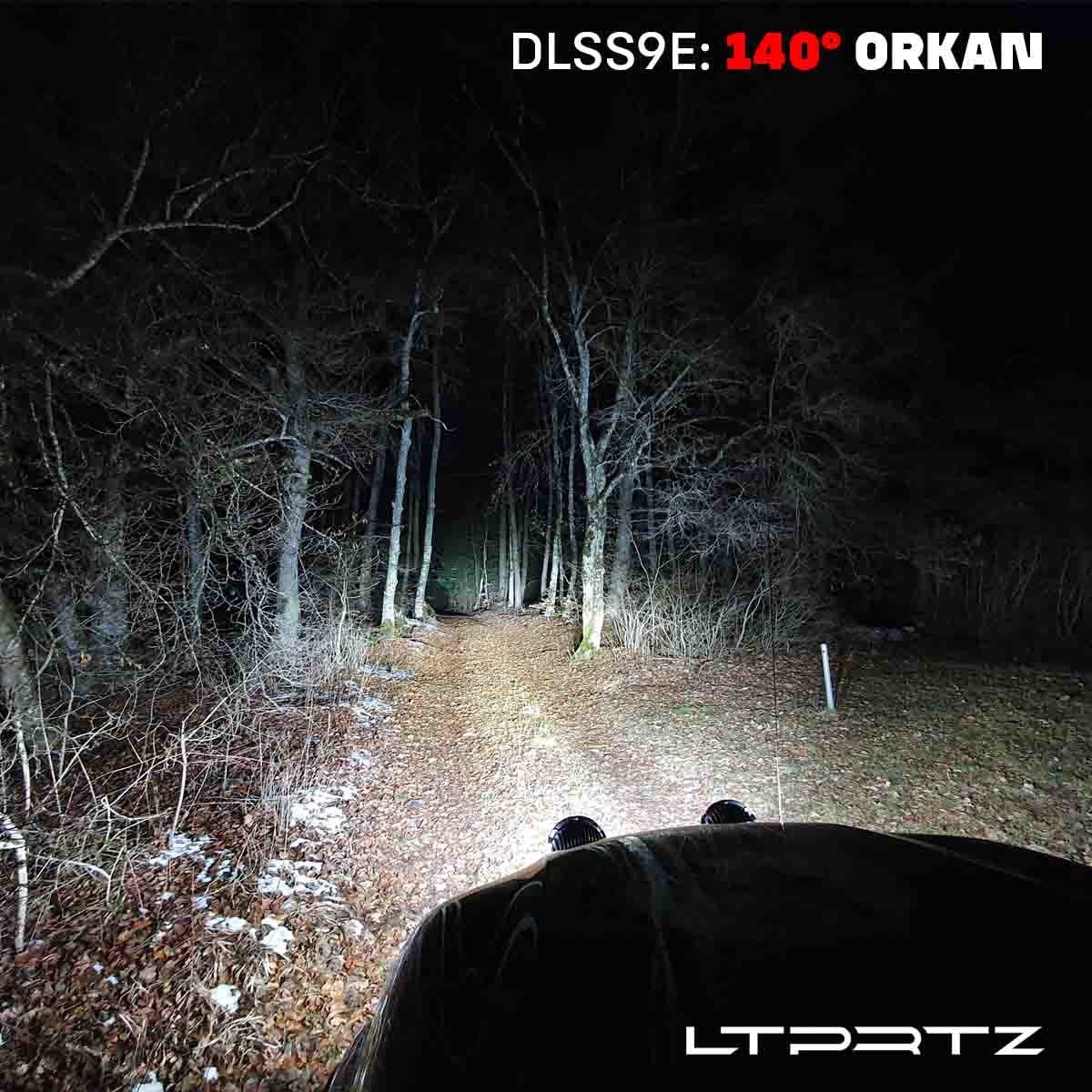 Lightpartz LED 9 Fernscheinwerfer Bloody ORCAN 140° -